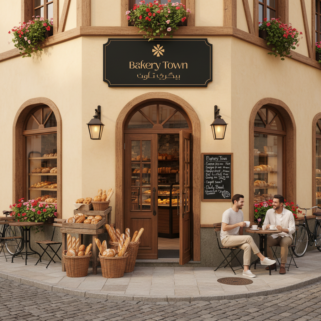 Bakery Town · Branding · Saudi Araiba - eje