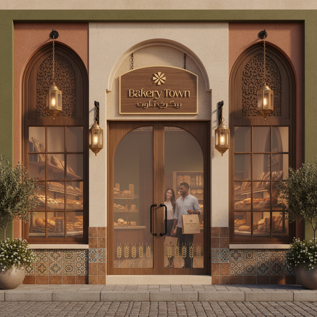 Bakery Town · Branding · Saudi Araiba - eje