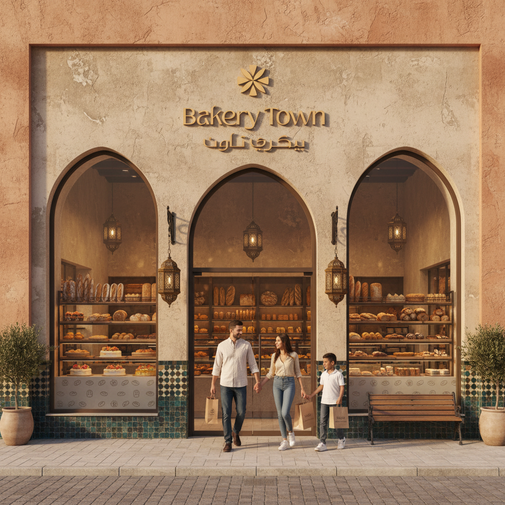 Bakery Town · Branding · Saudi Araiba - eje