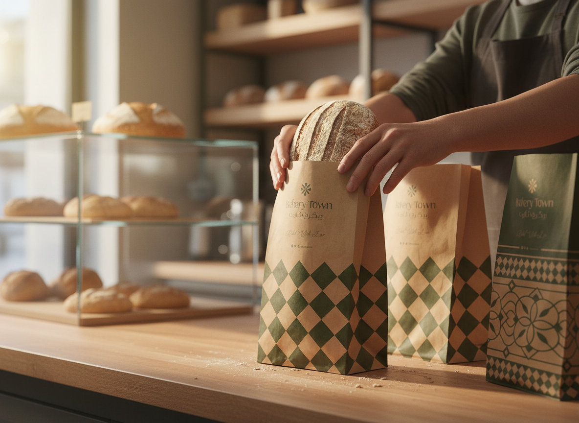 Bakery Town · Branding · Saudi Araiba - eje