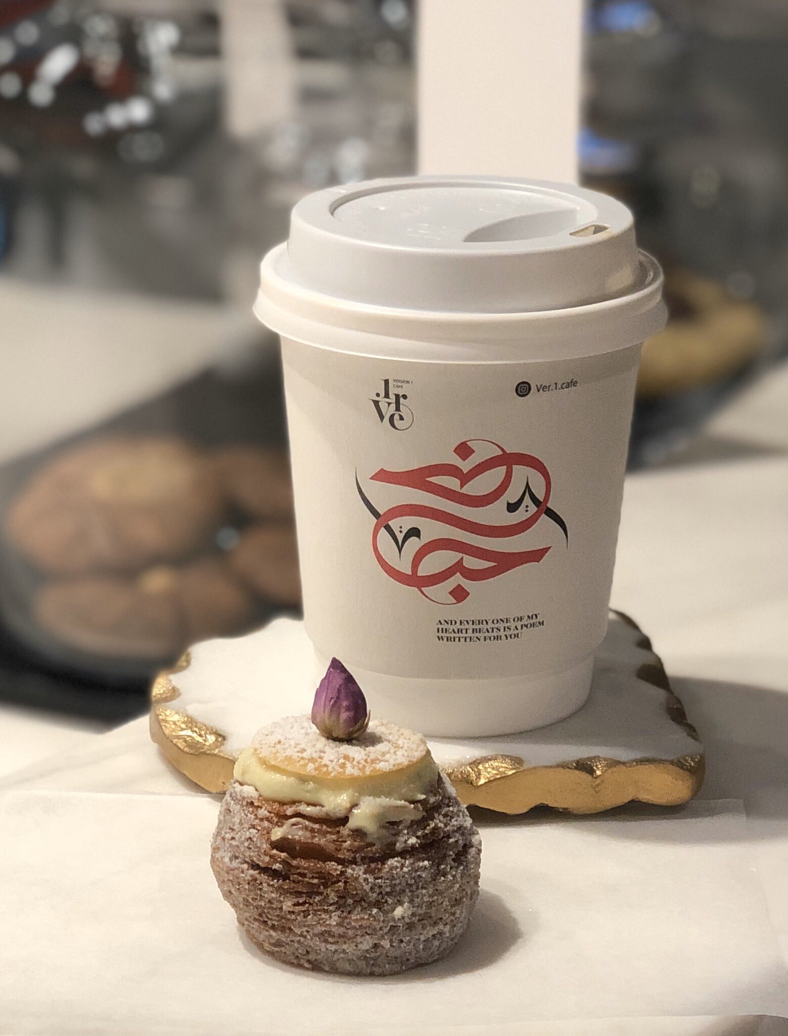 Version 1 Café  · Branding · Saudi Arabia - eje