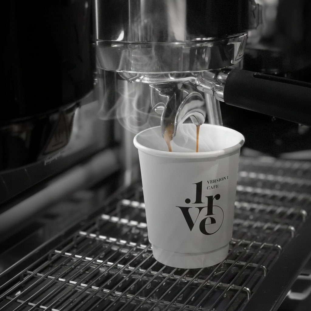 Version 1 Café  · Branding · Saudi Arabia - eje