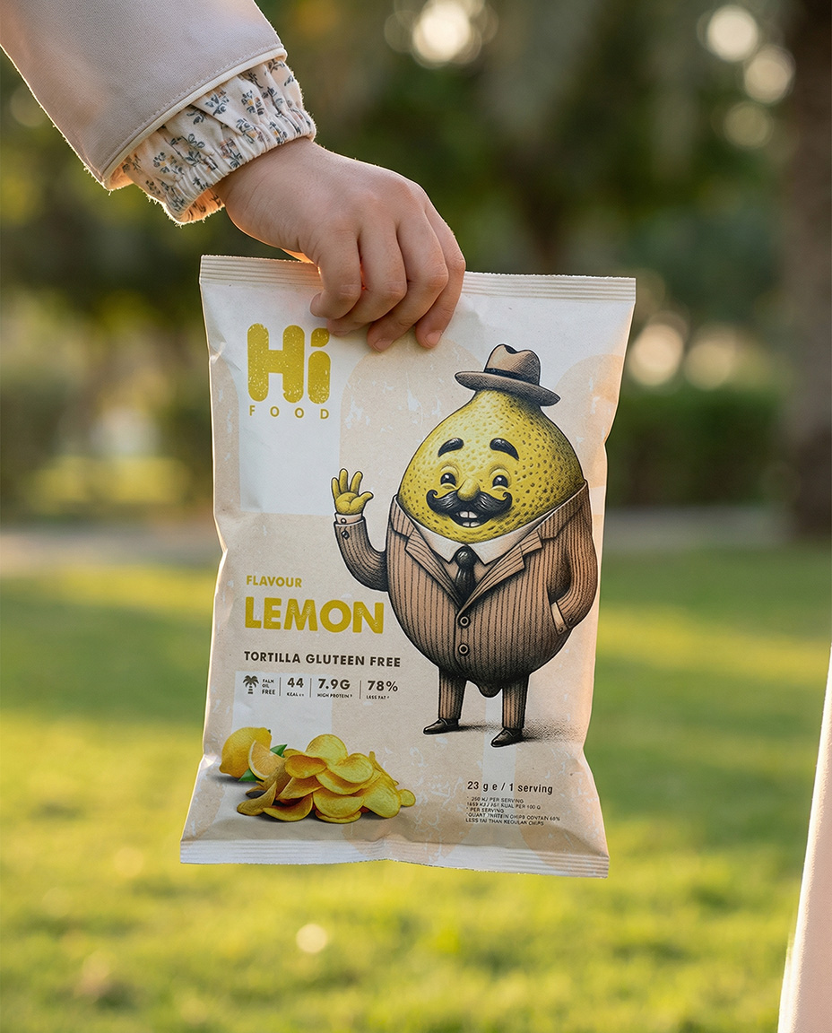 Hi Food · Packaging Design · KSA - eje