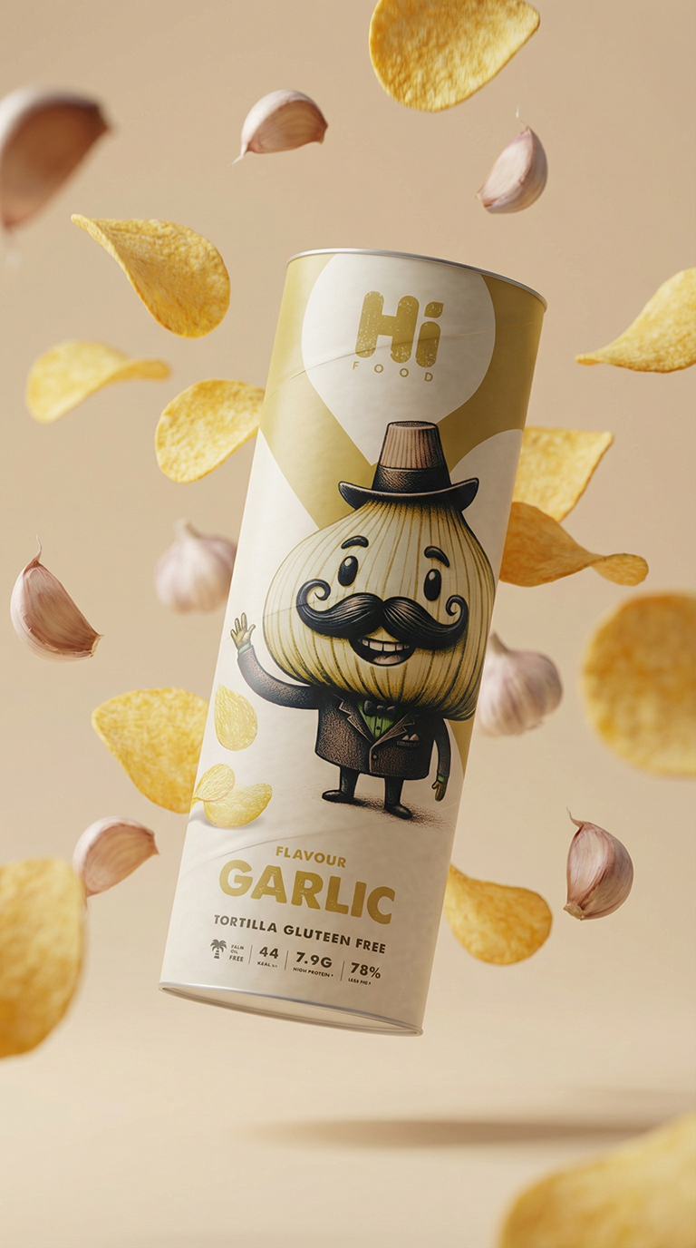 Hi Food · Packaging Design · KSA - eje