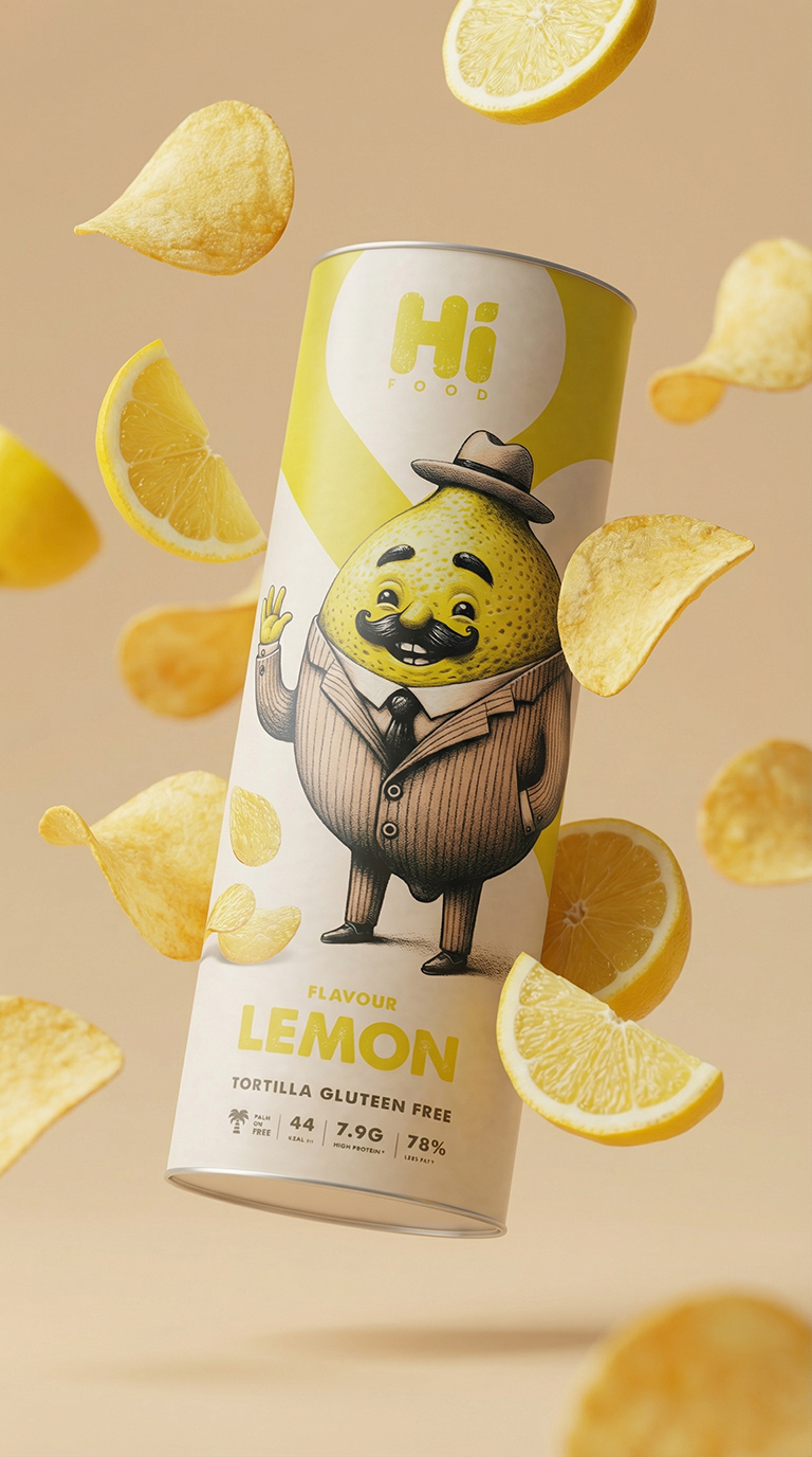 Hi Food · Packaging Design · KSA - eje