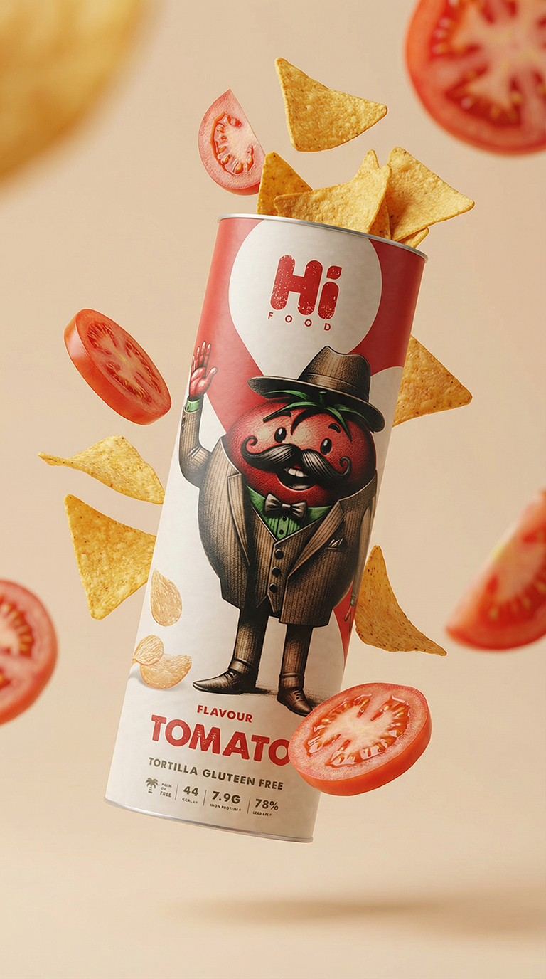 Hi Food · Packaging Design · KSA - eje