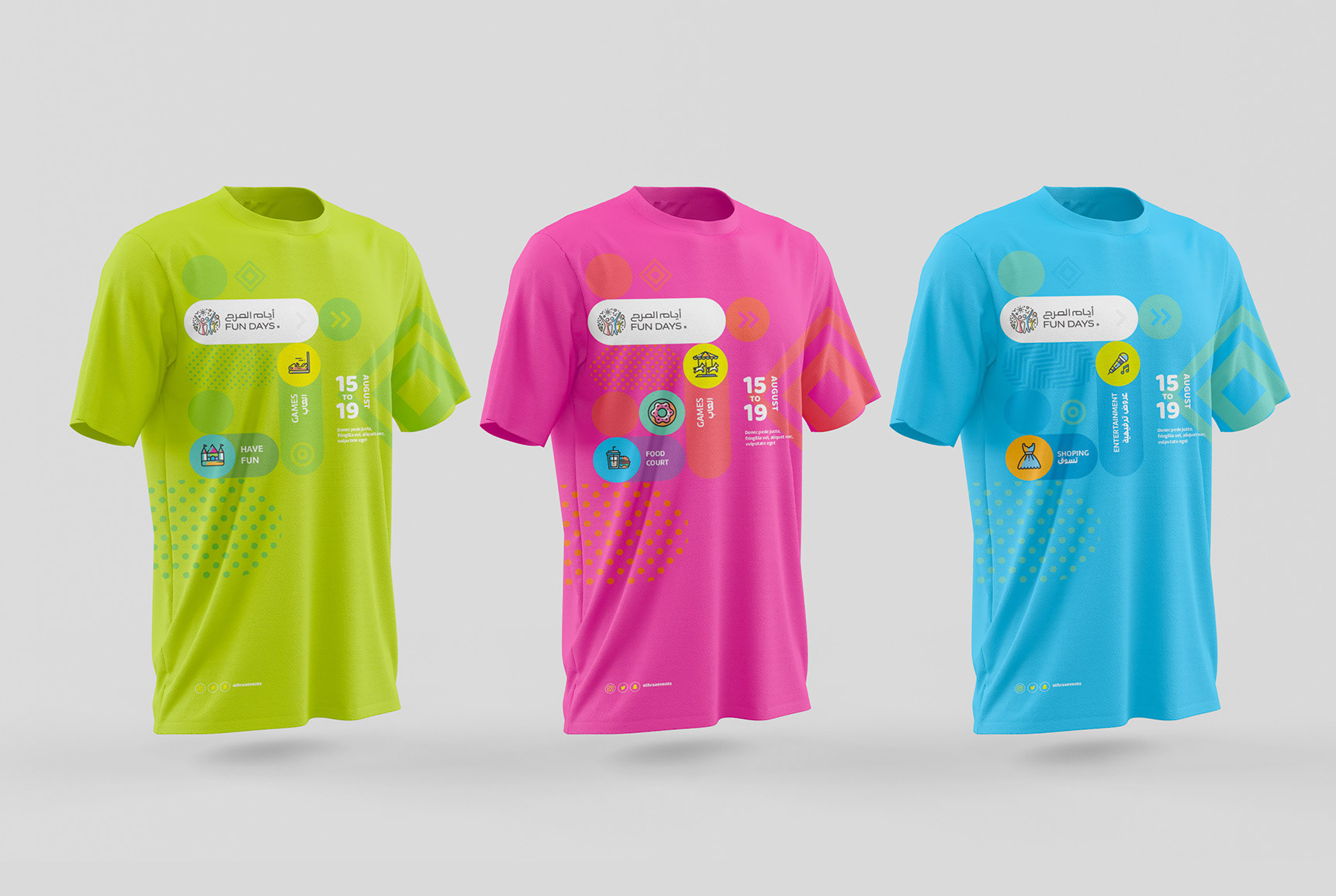 Fun Days · Event Branding · Saudi Arabia - eje