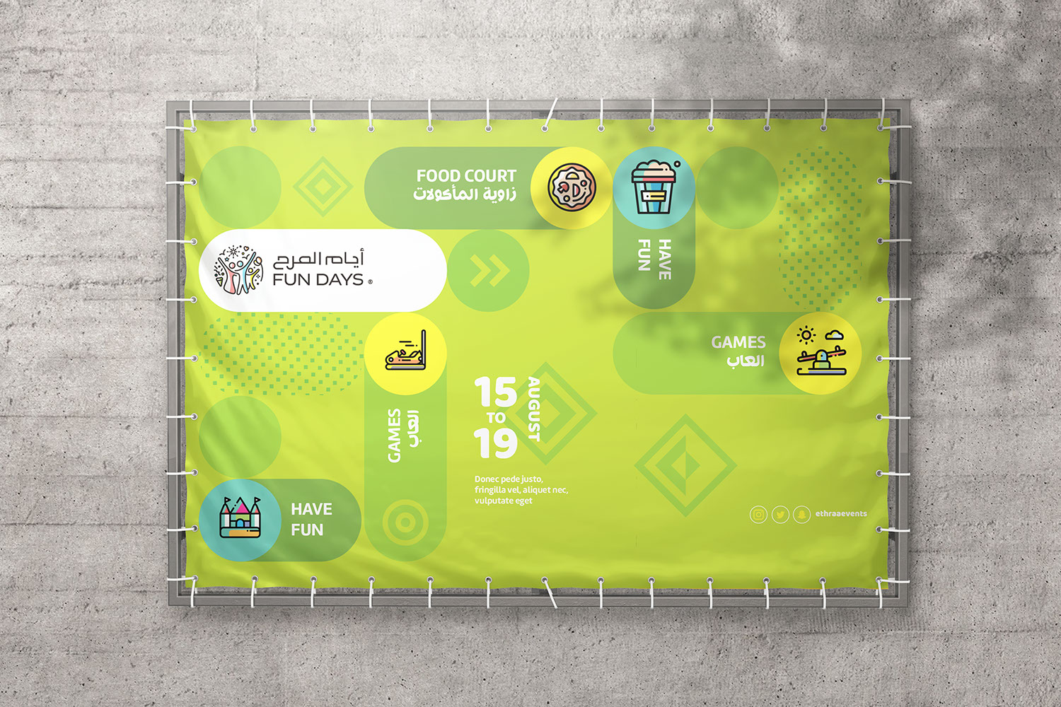 Fun Days · Event Branding · Saudi Arabia - eje