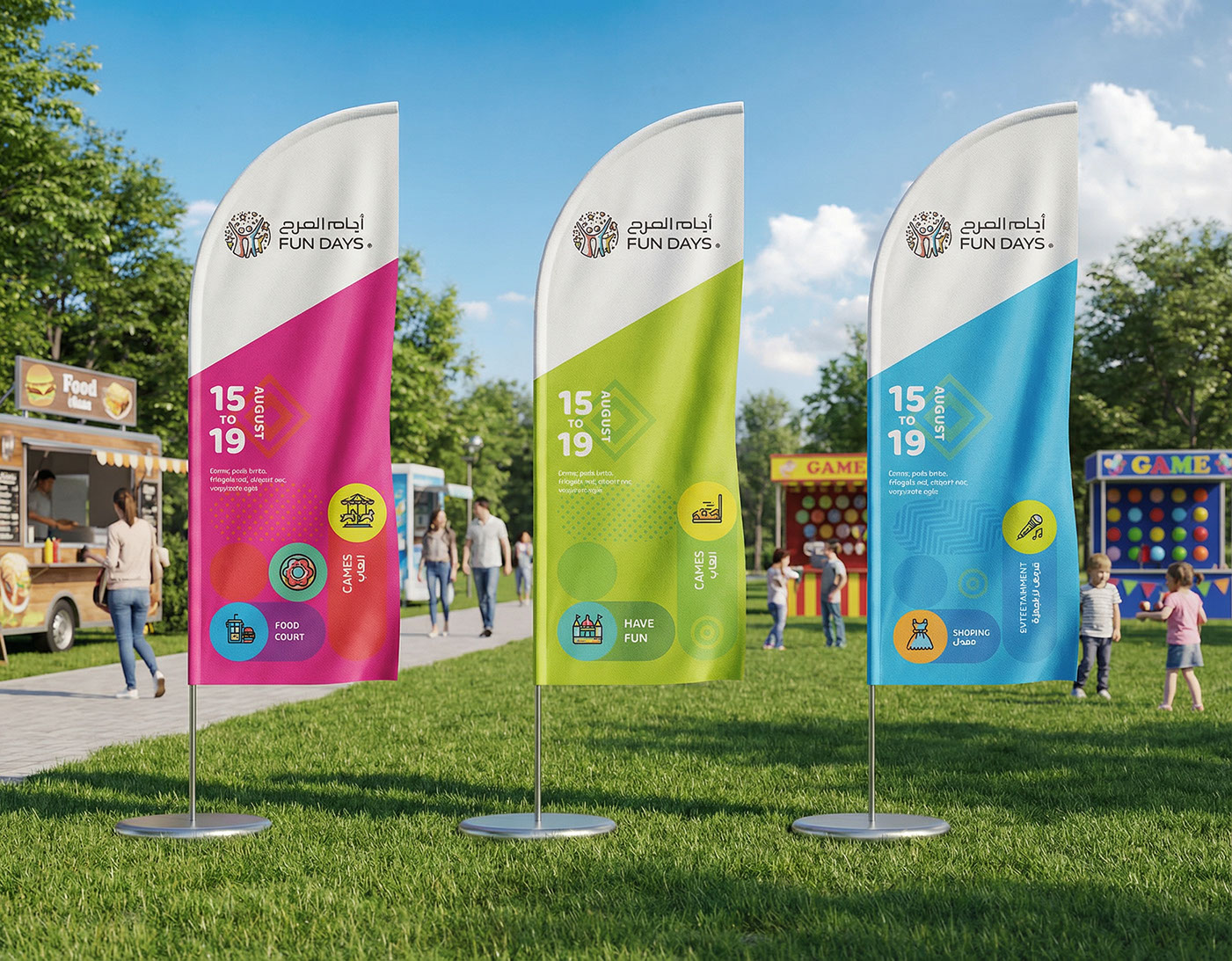 Fun Days · Event Branding · Saudi Arabia - eje