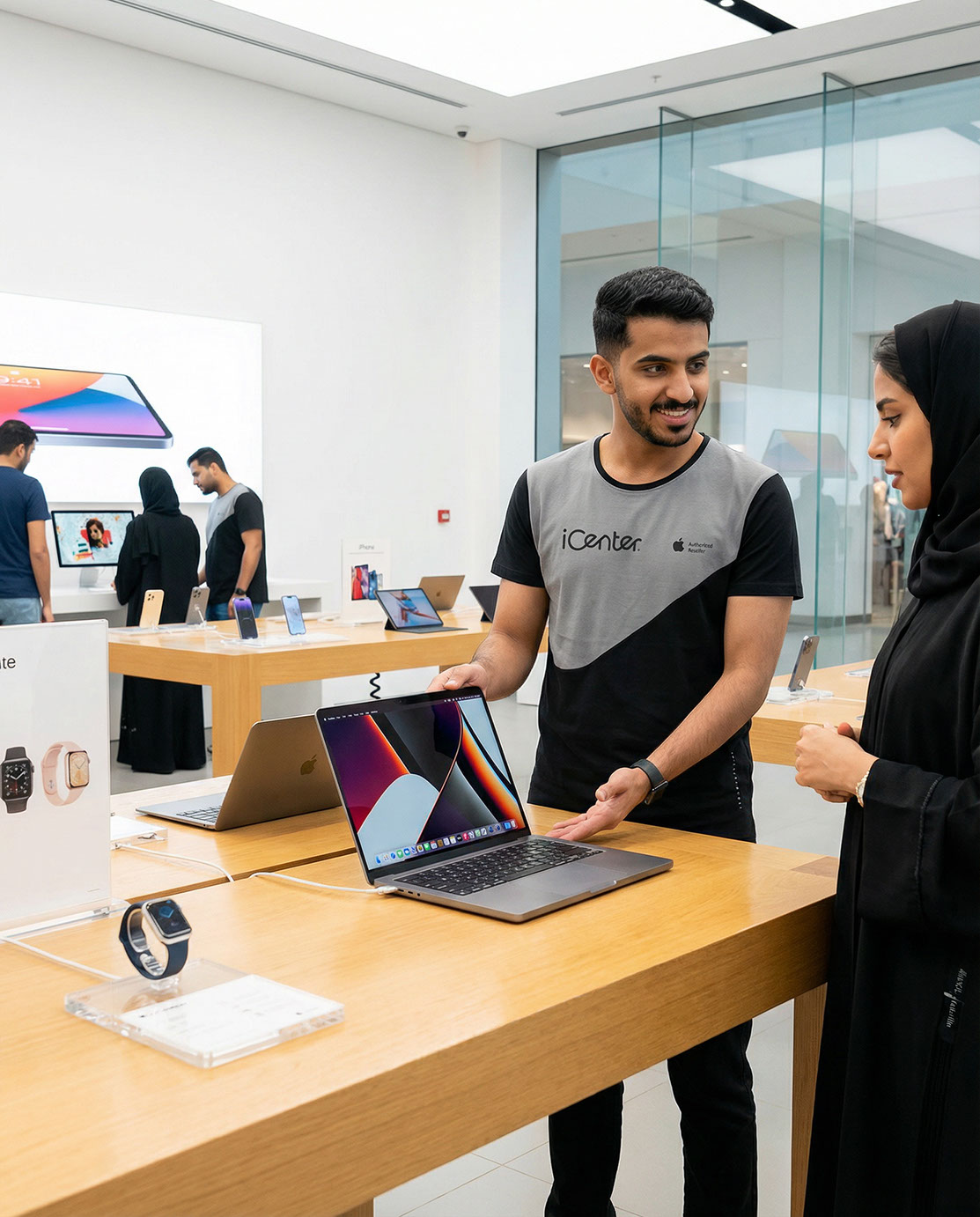 iCenter · Brand Identity · KSA - eje