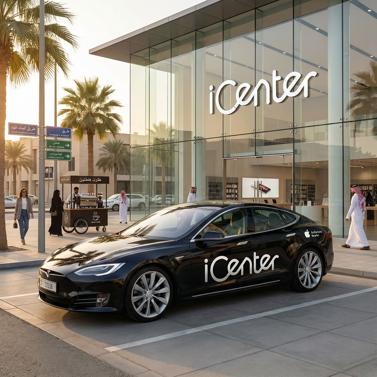 iCenter · Brand Identity · KSA - eje