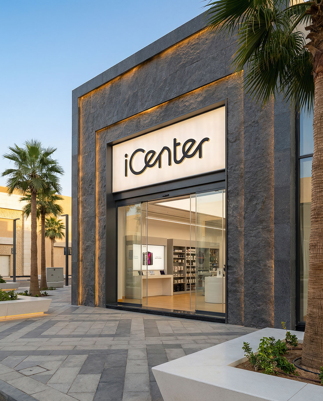 iCenter · Brand Identity · KSA - eje