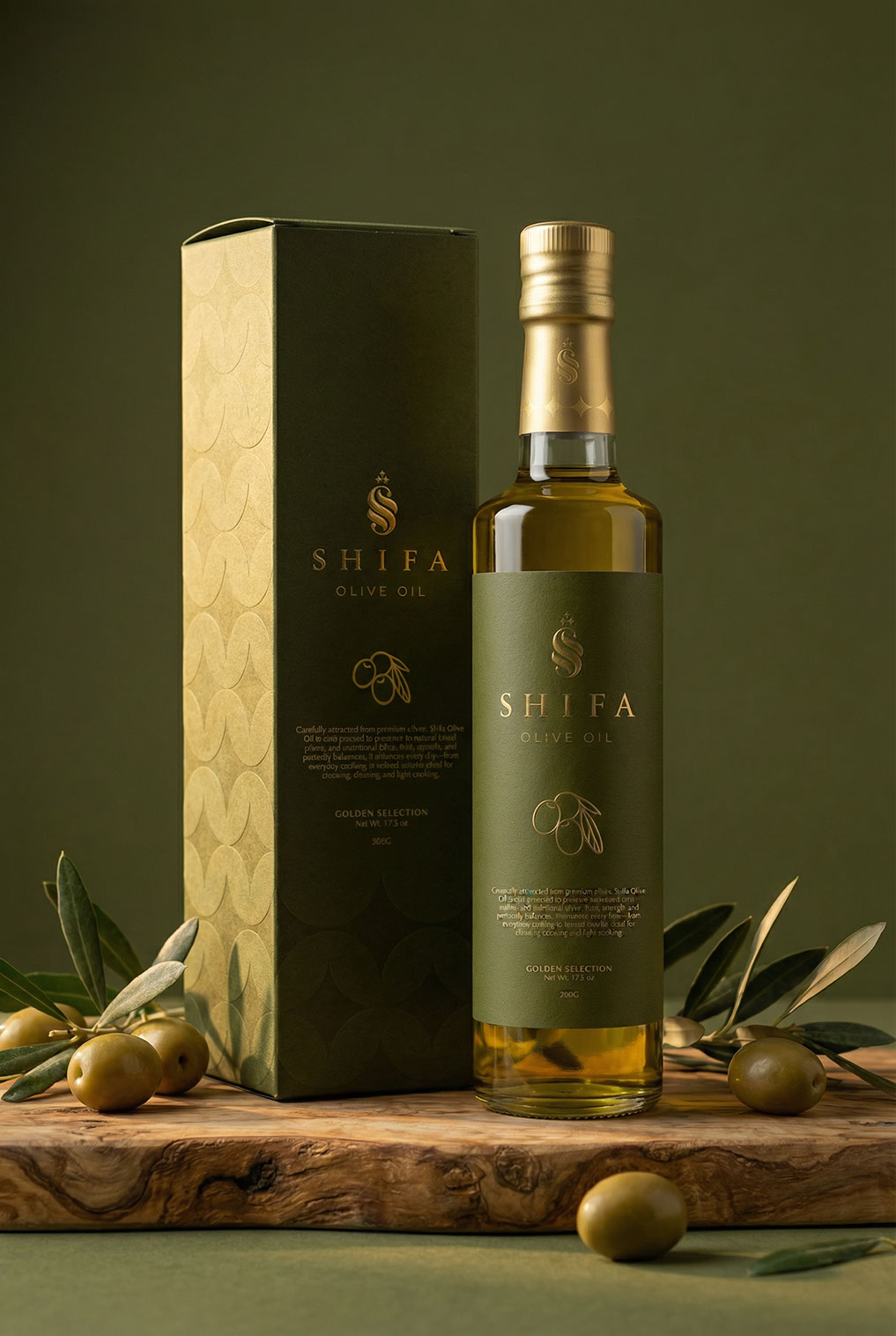 Shifa Olive Oil · Brand Identity · UAE - eje