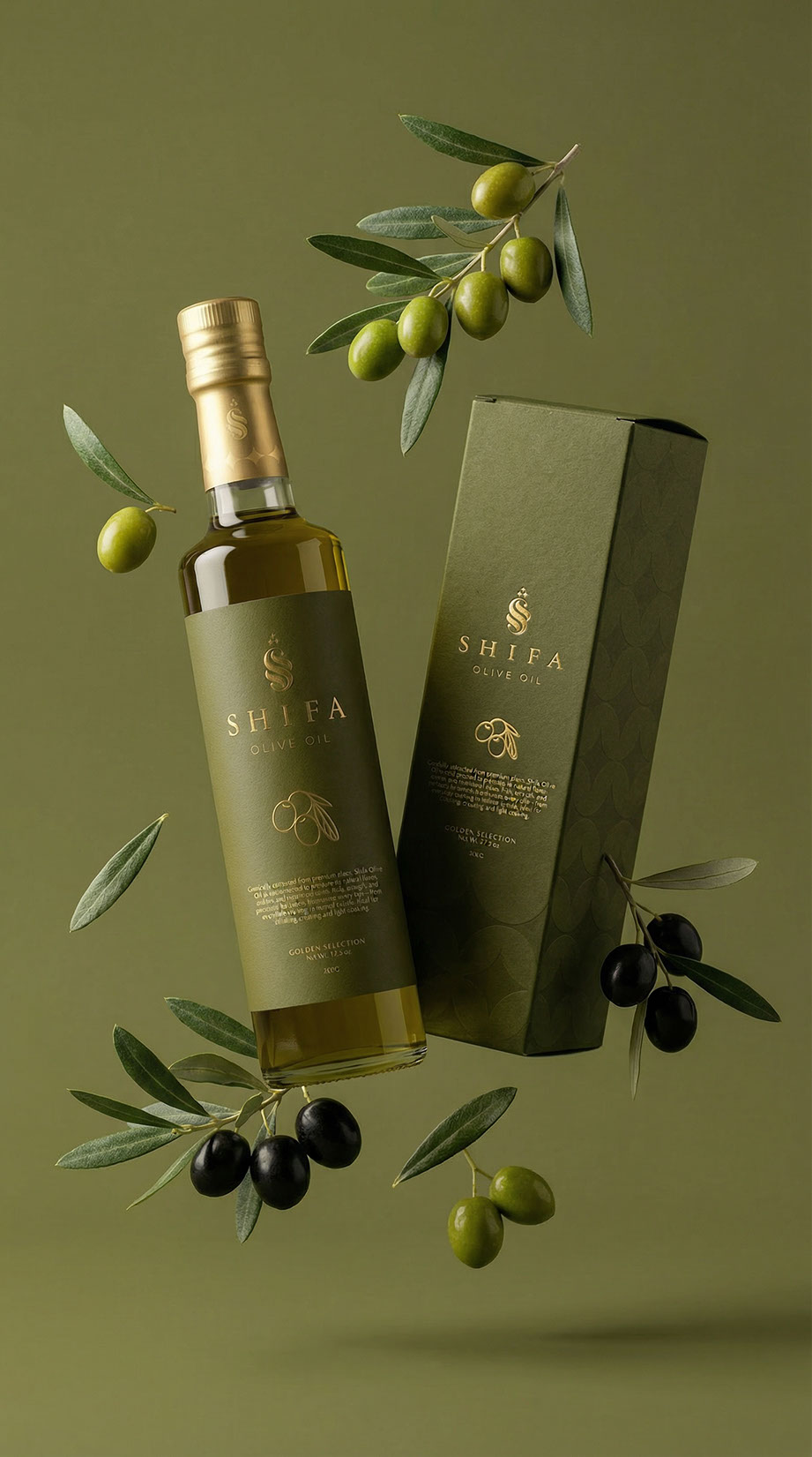 Shifa Olive Oil · Brand Identity · UAE - eje
