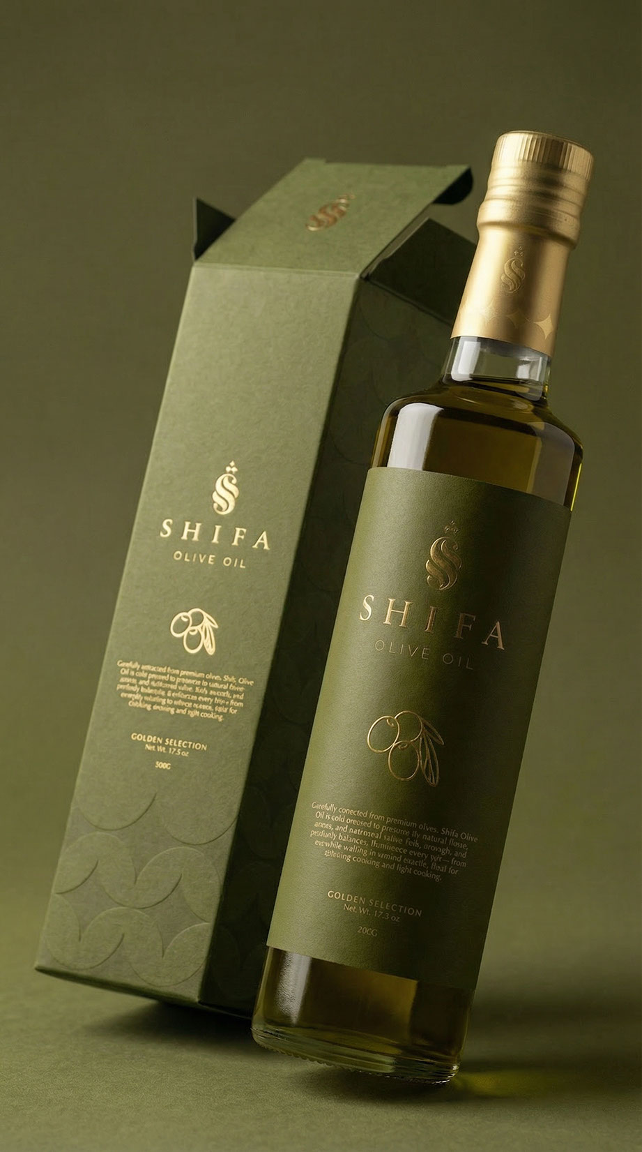Shifa Olive Oil · Brand Identity · UAE - eje
