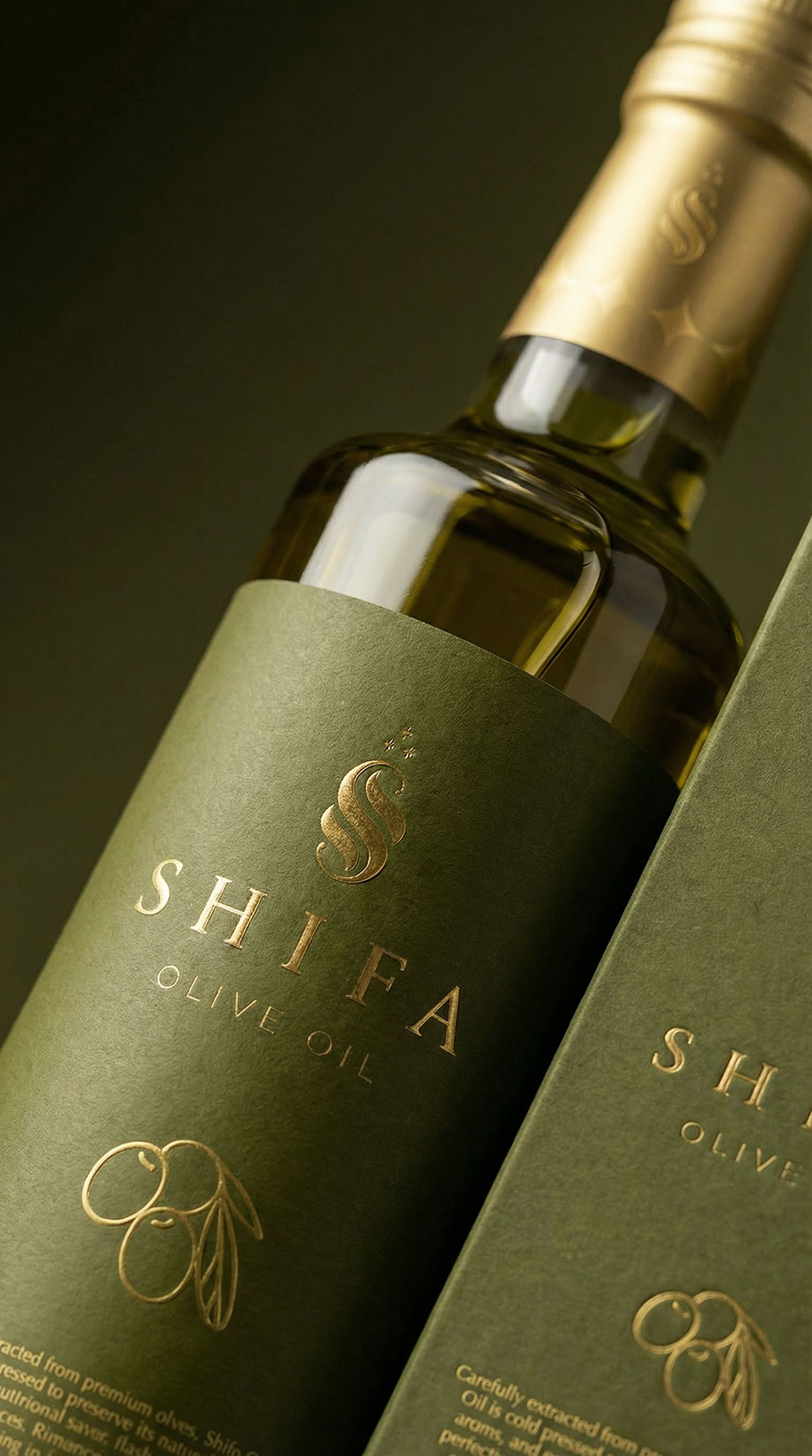 Shifa Olive Oil · Brand Identity · UAE - eje
