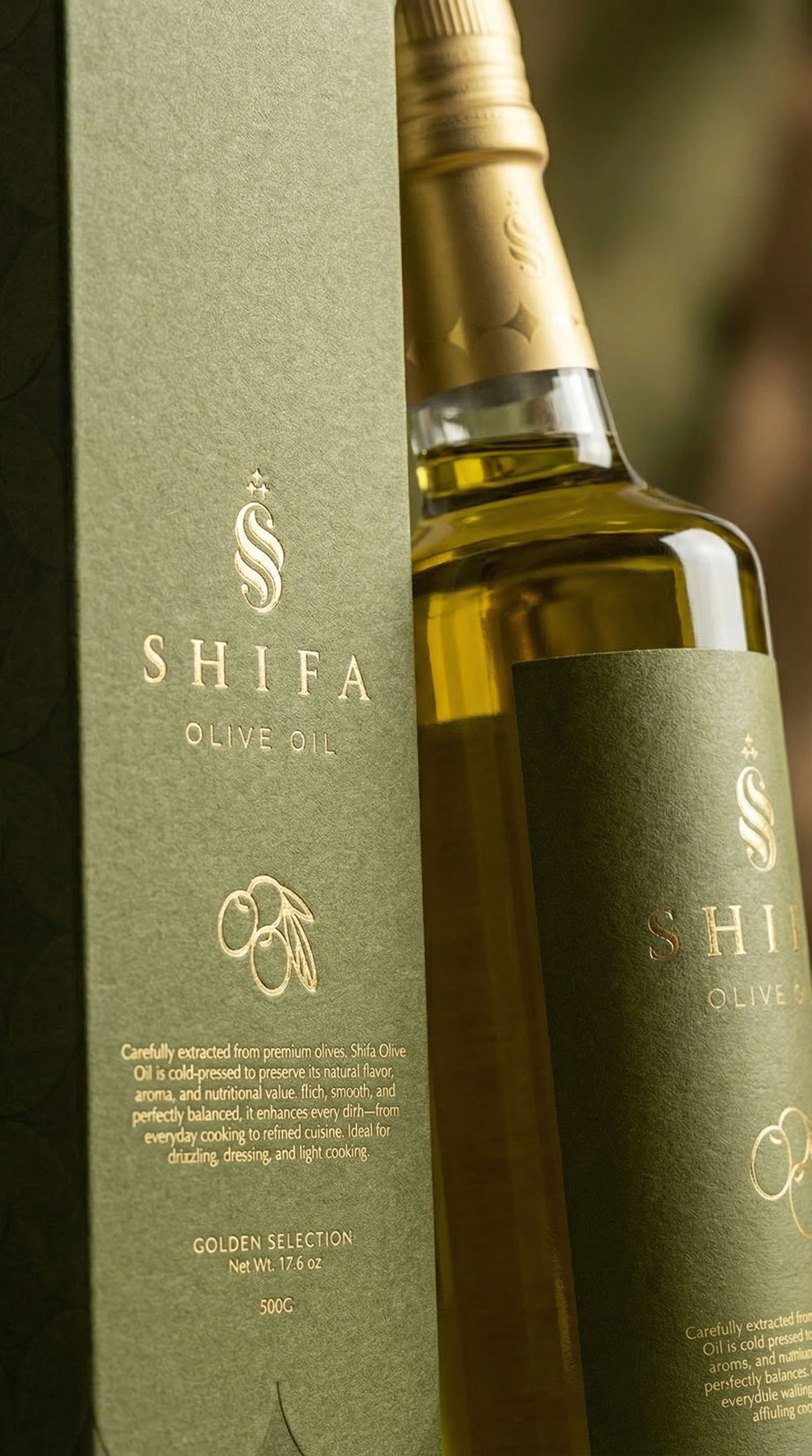 Shifa Olive Oil · Brand Identity · UAE - eje