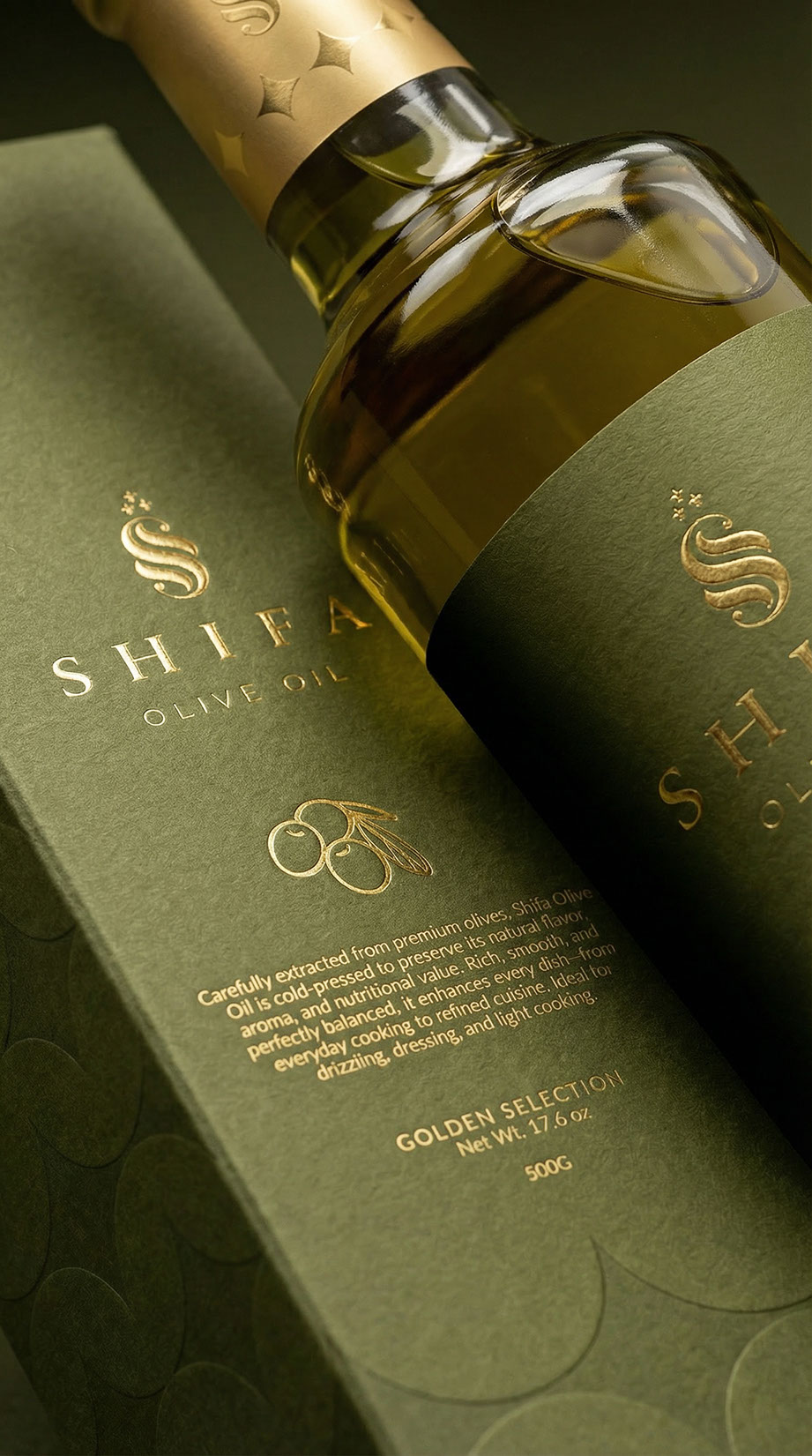 Shifa Olive Oil · Brand Identity · UAE - eje