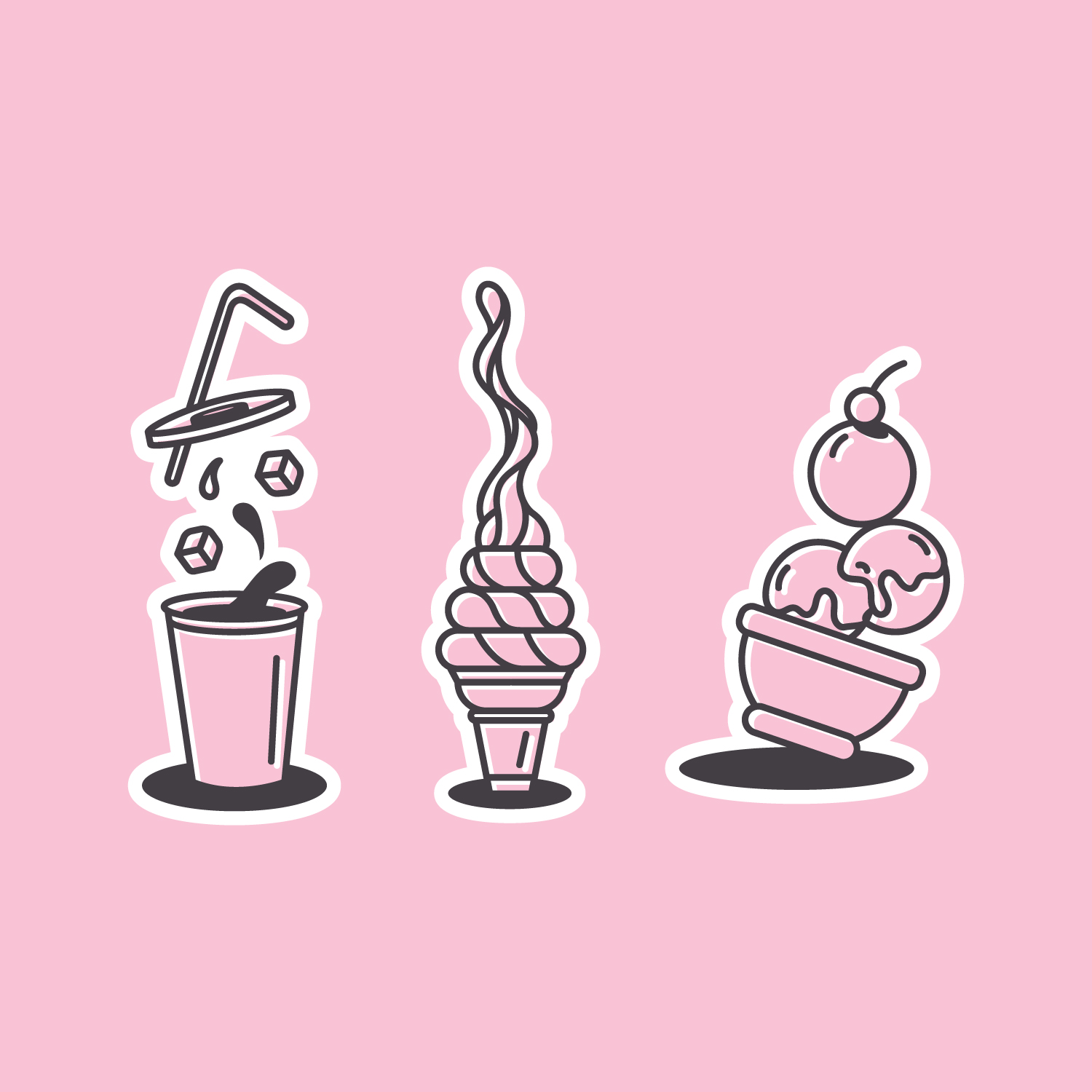 Pinky · Brand Identity · KSA - eje