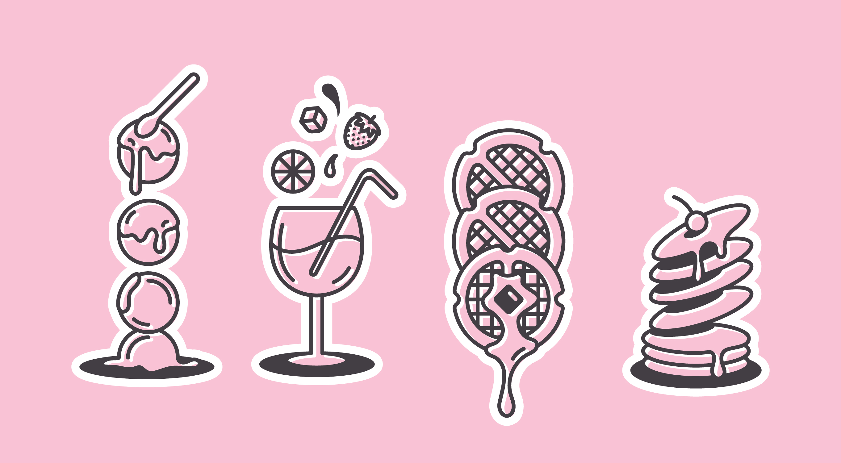 Pinky · Brand Identity · KSA - eje