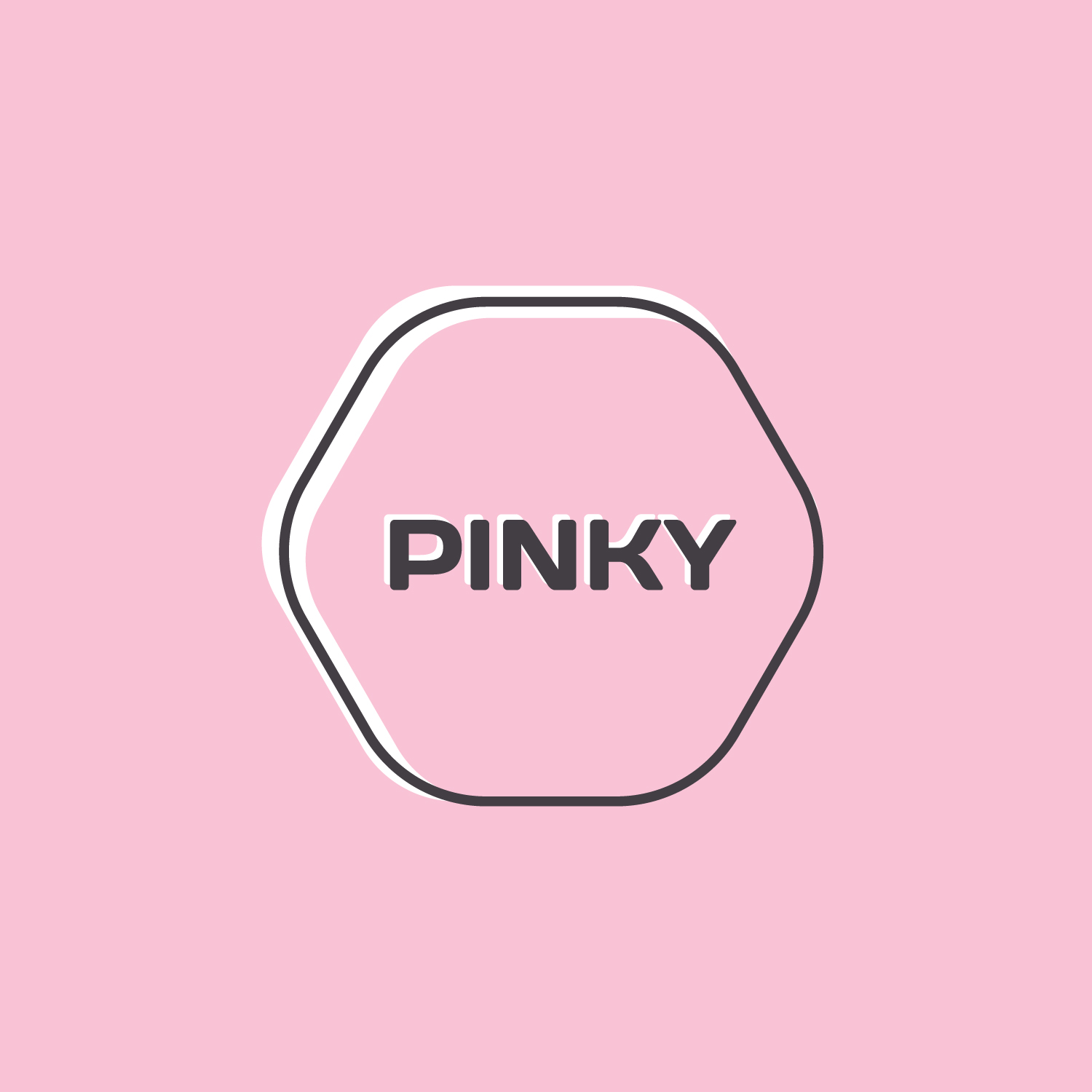 Pinky · Brand Identity · KSA - eje