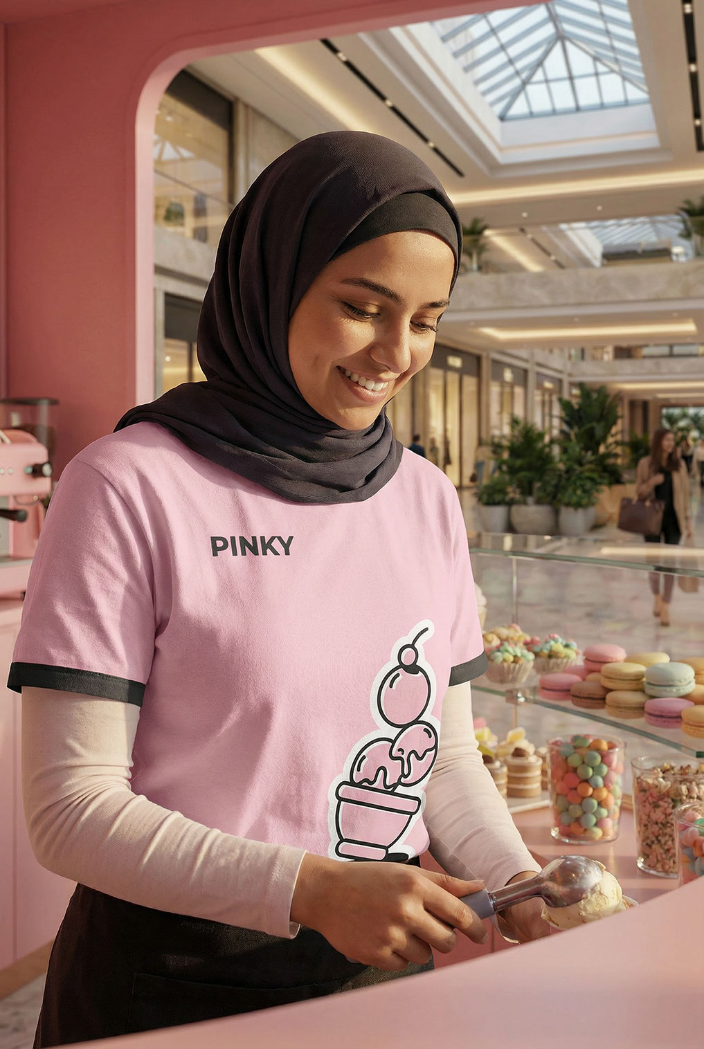 Pinky · Brand Identity · KSA - eje