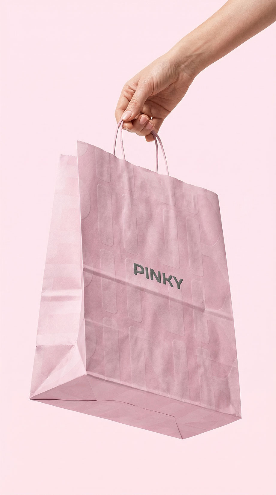 Pinky · Brand Identity · KSA - eje