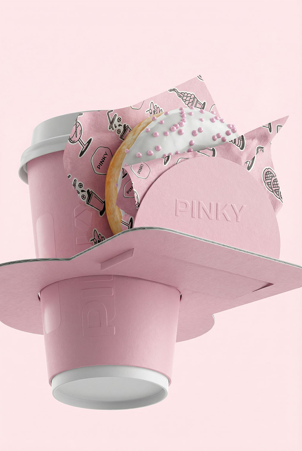 Pinky · Brand Identity · KSA - eje