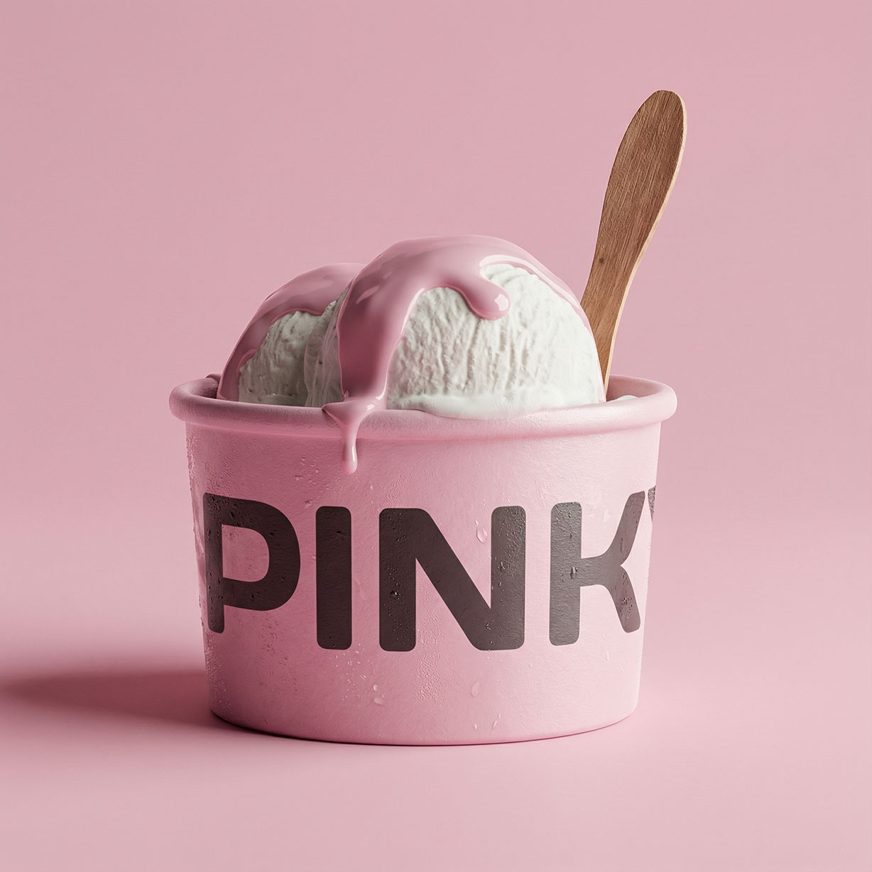 Pinky · Brand Identity · KSA - eje