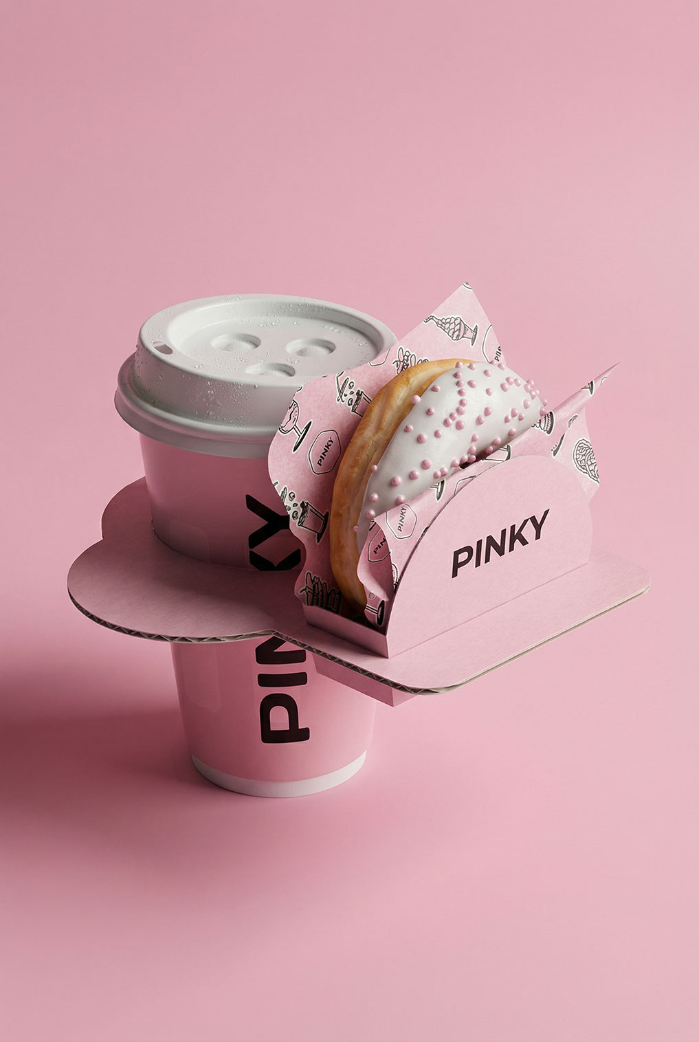Pinky · Brand Identity · KSA - eje