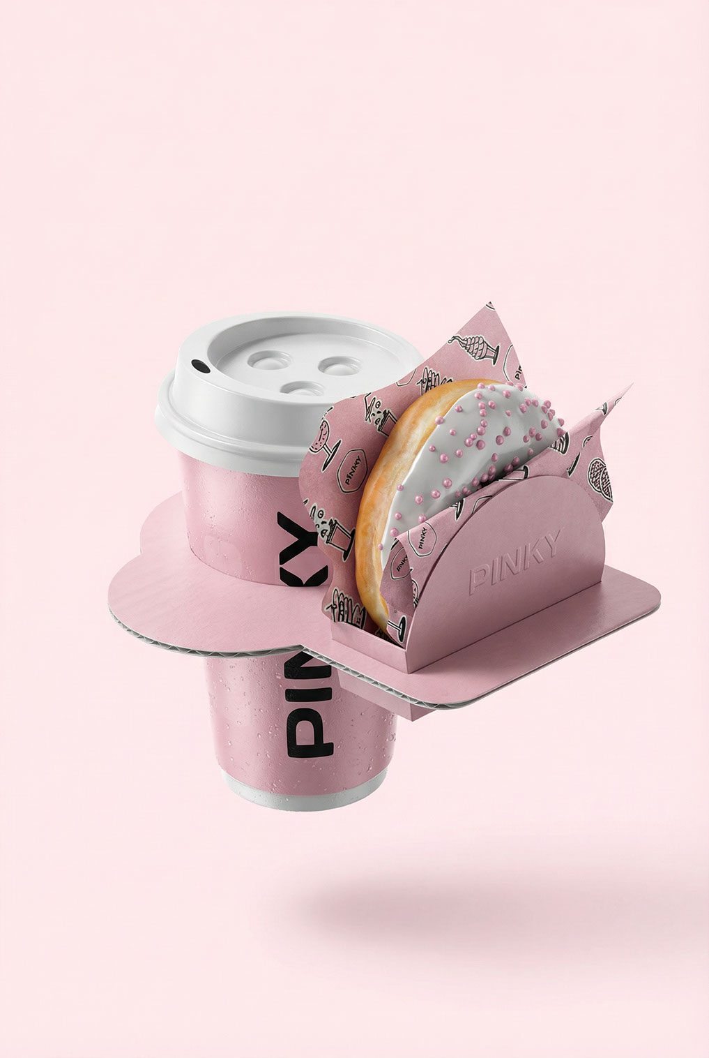 Pinky · Brand Identity · KSA - eje