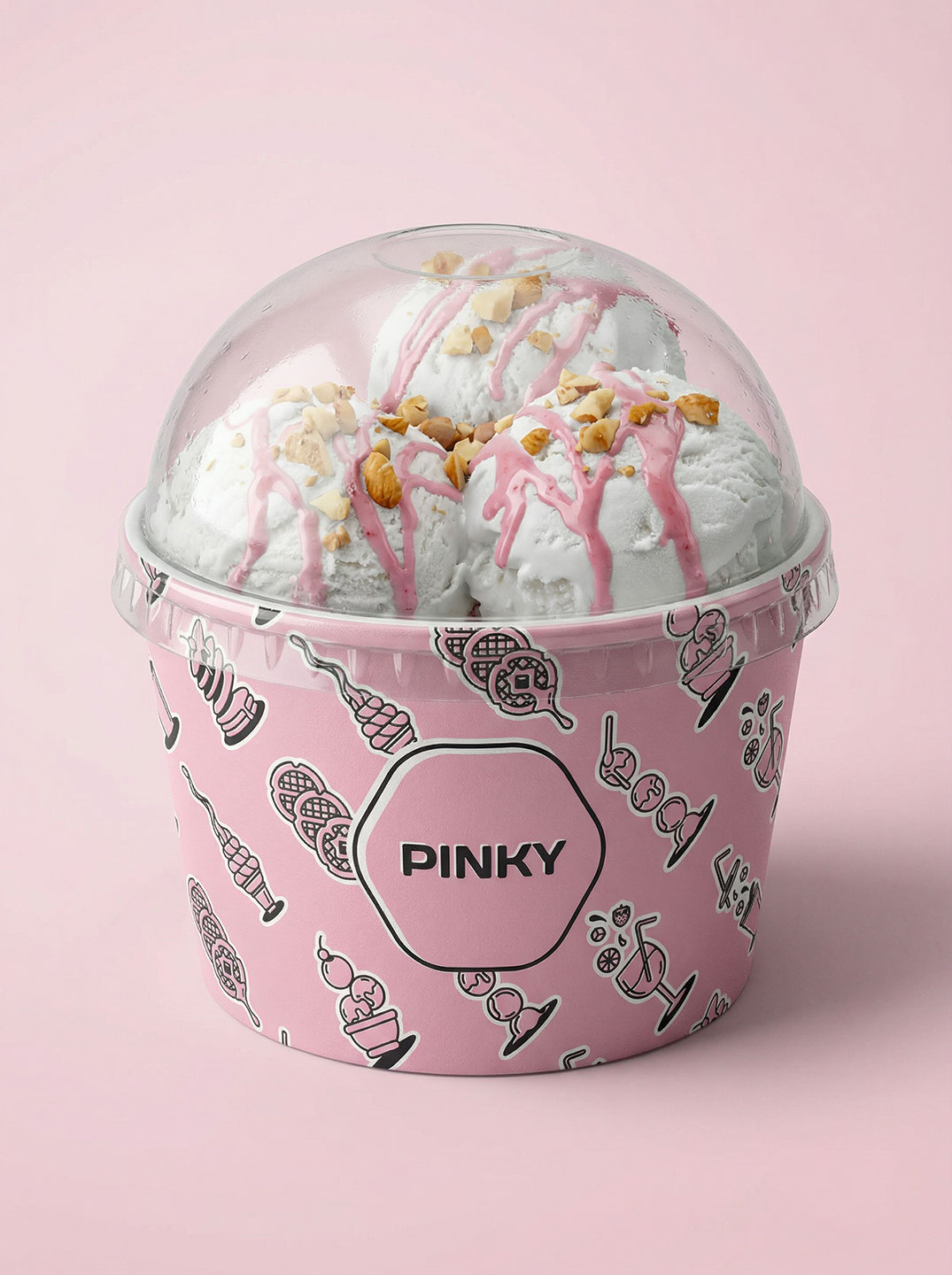 Pinky · Brand Identity · KSA - eje