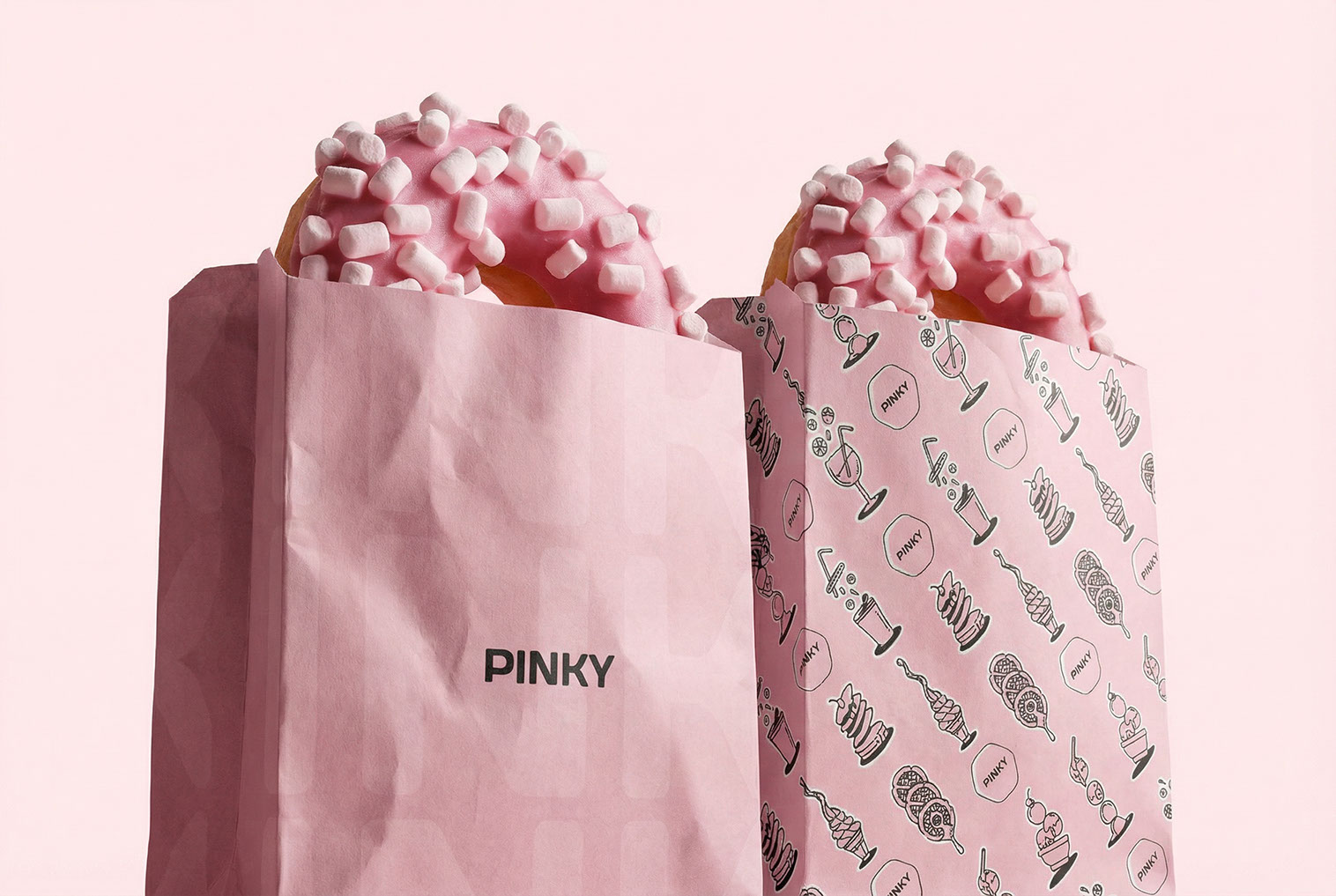 Pinky · Brand Identity · KSA - eje