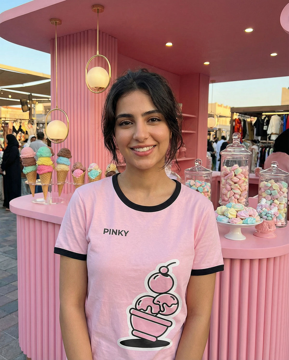 Pinky · Brand Identity · KSA - eje