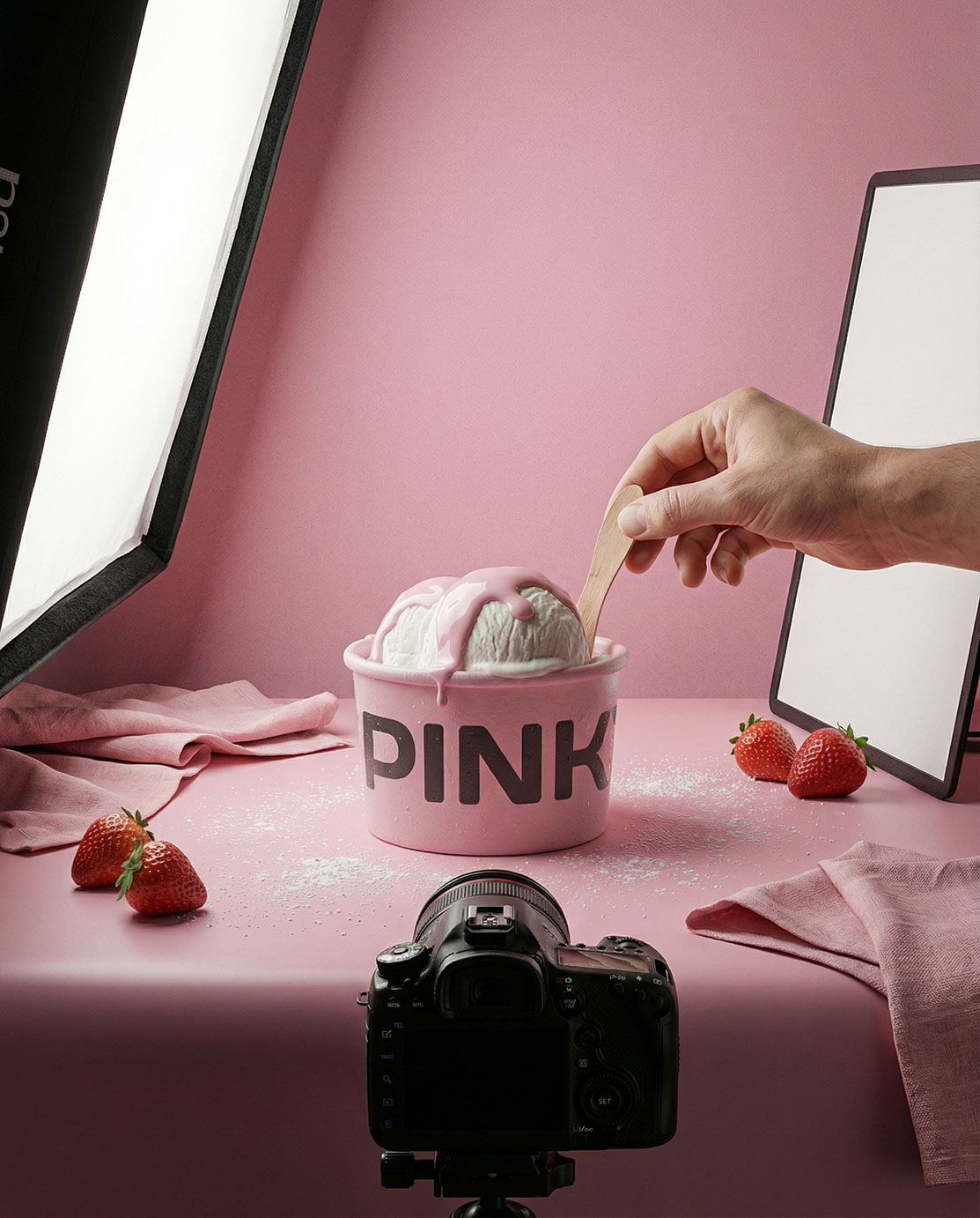 Pinky · Brand Identity · KSA - eje