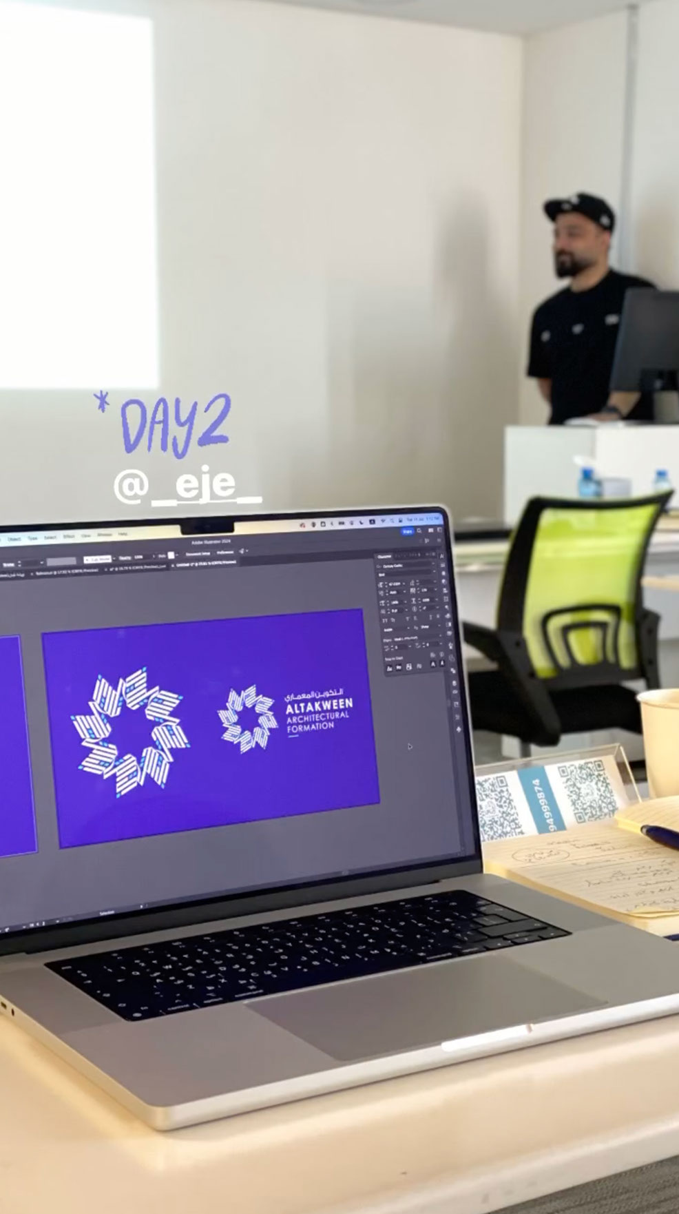 Arabic Calligraphy Workshop 3 · Oman - eje