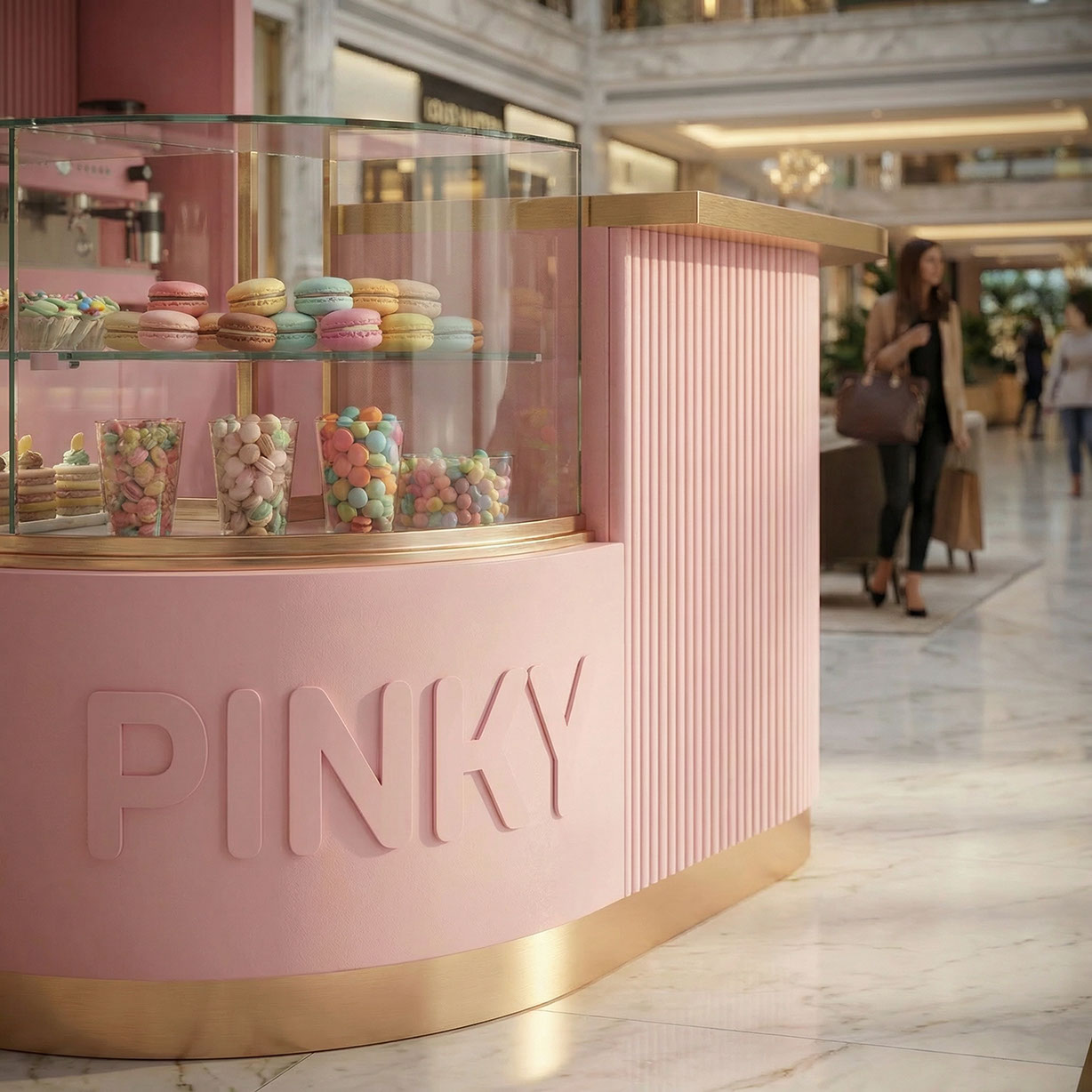 Pinky · Kiosk Design · KSA - eje