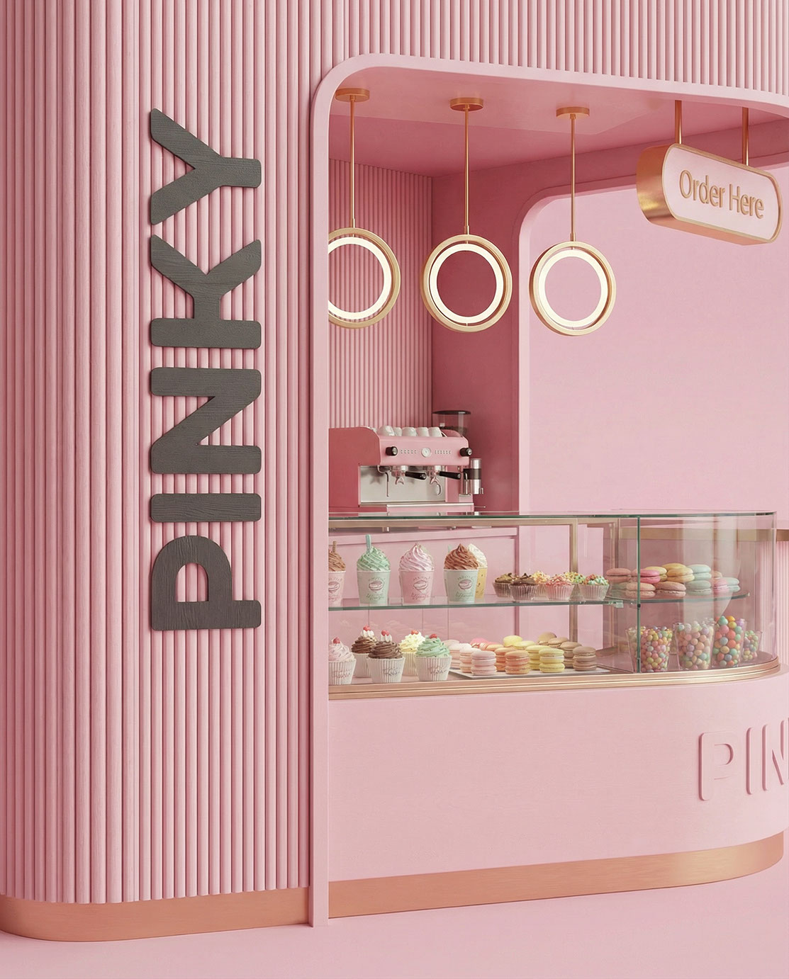 Pinky · Kiosk Design · KSA - eje