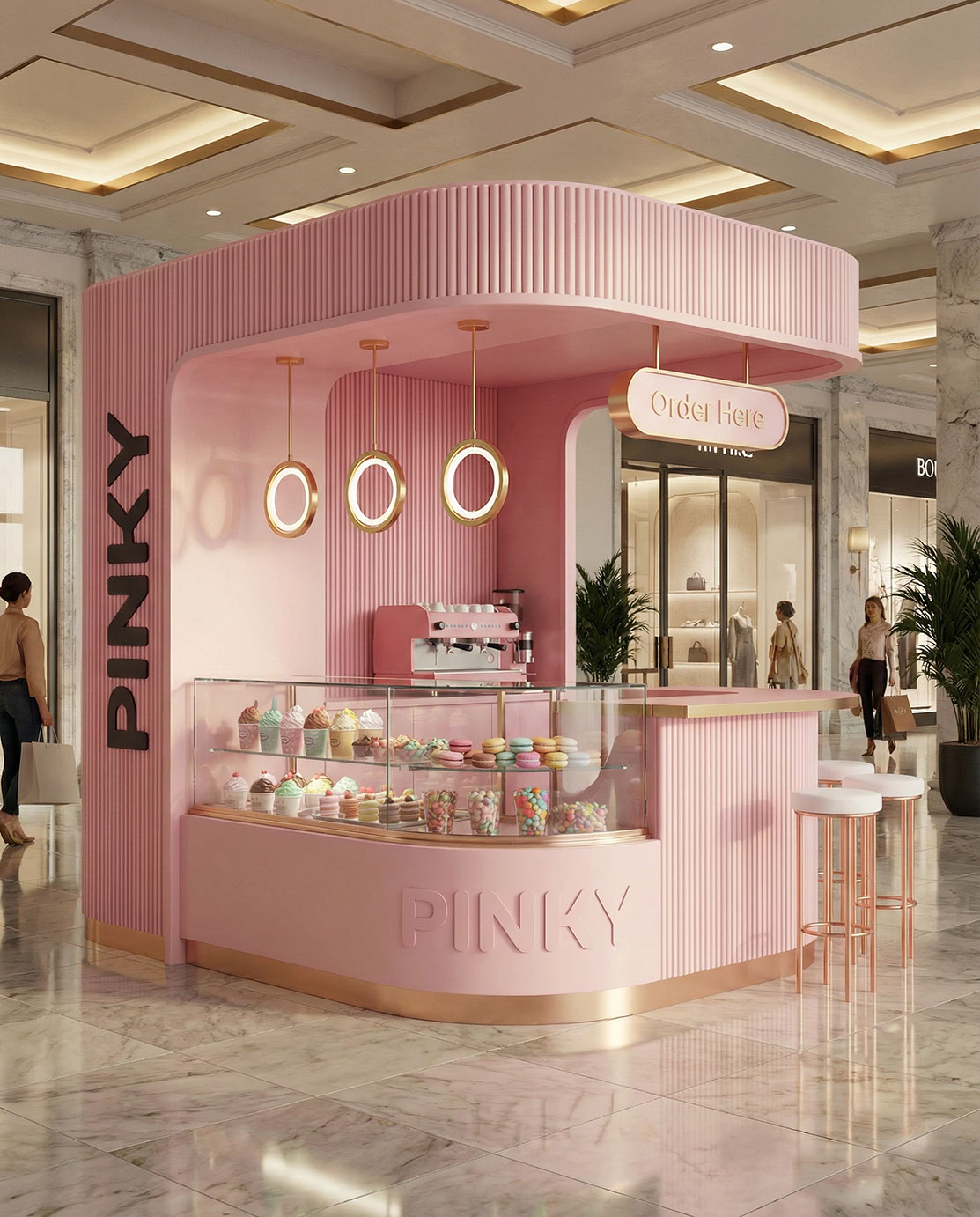 Pinky · Kiosk Design · KSA - eje