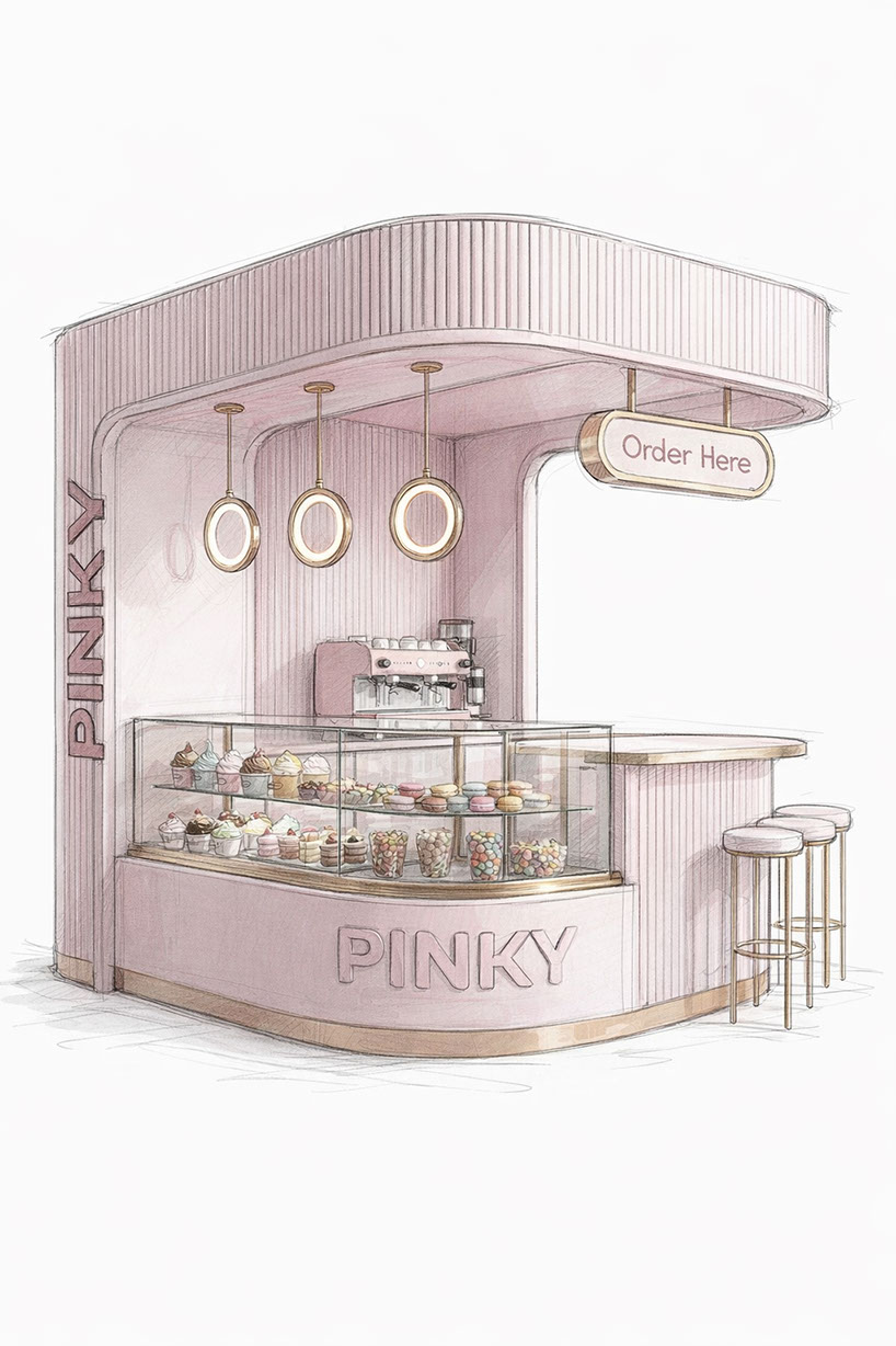 Pinky · Kiosk Design · KSA - eje