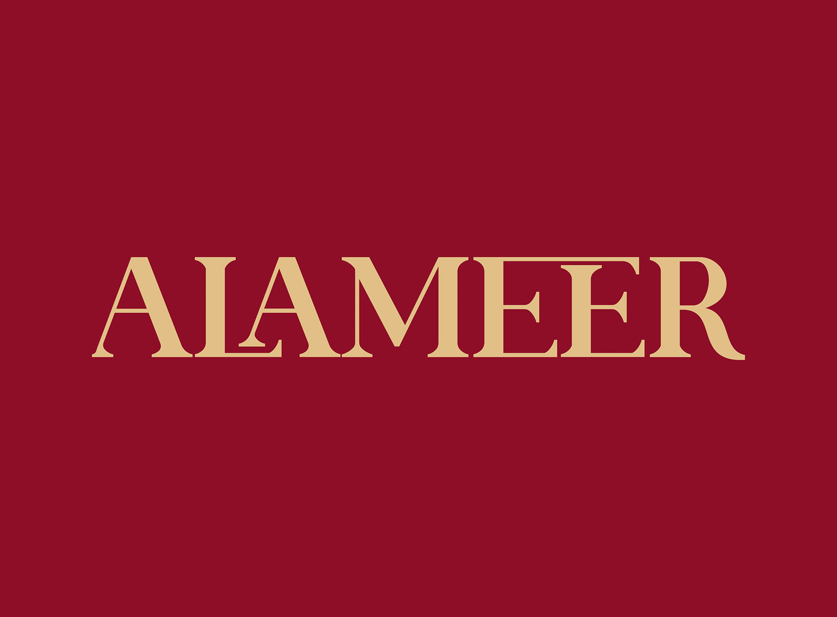 Alameer · Brand Identity · BH - eje