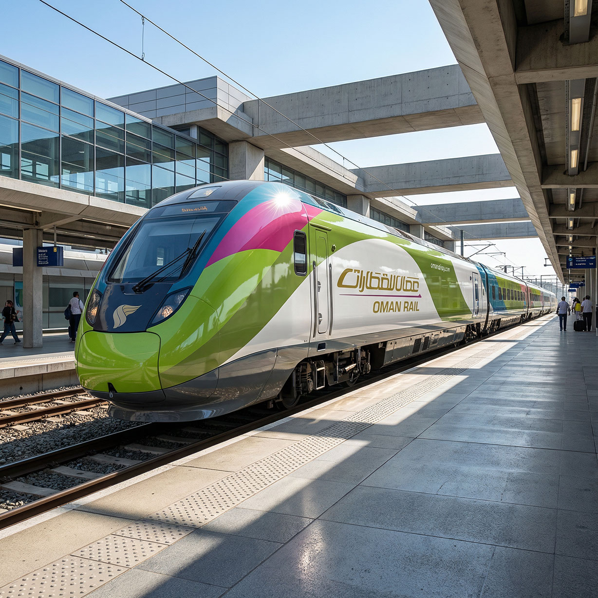 Oman Rail · Branding · Oman - eje