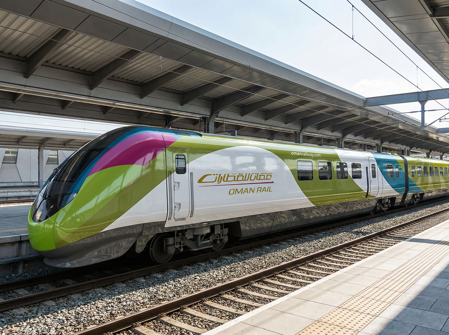 Oman Rail · Branding · Oman - eje