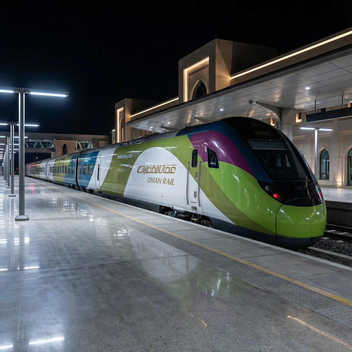 Oman Rail · Branding · Oman - eje