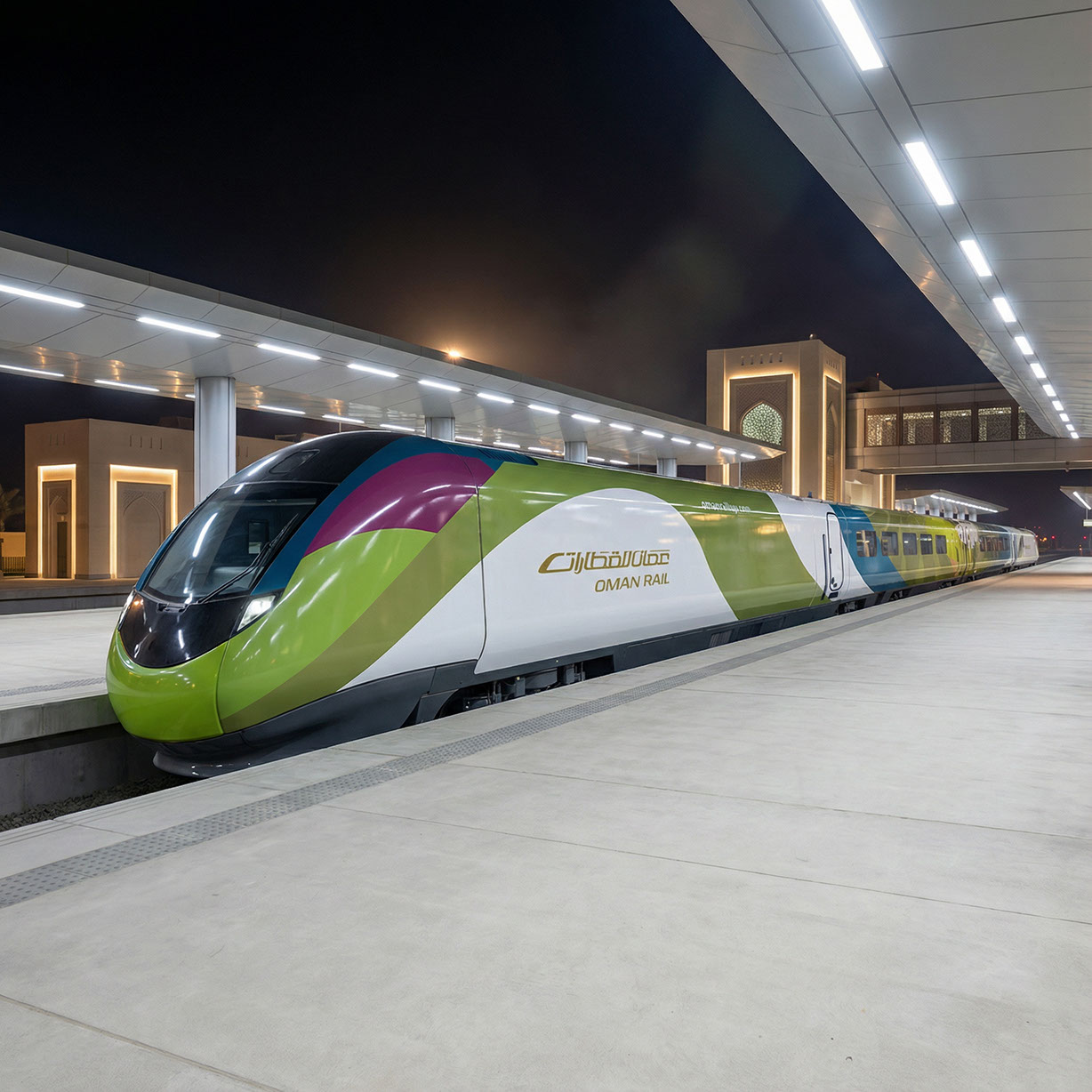 Oman Rail · Branding · Oman - eje