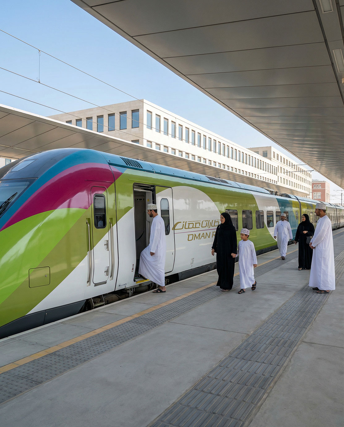 Oman Rail · Branding · Oman - eje