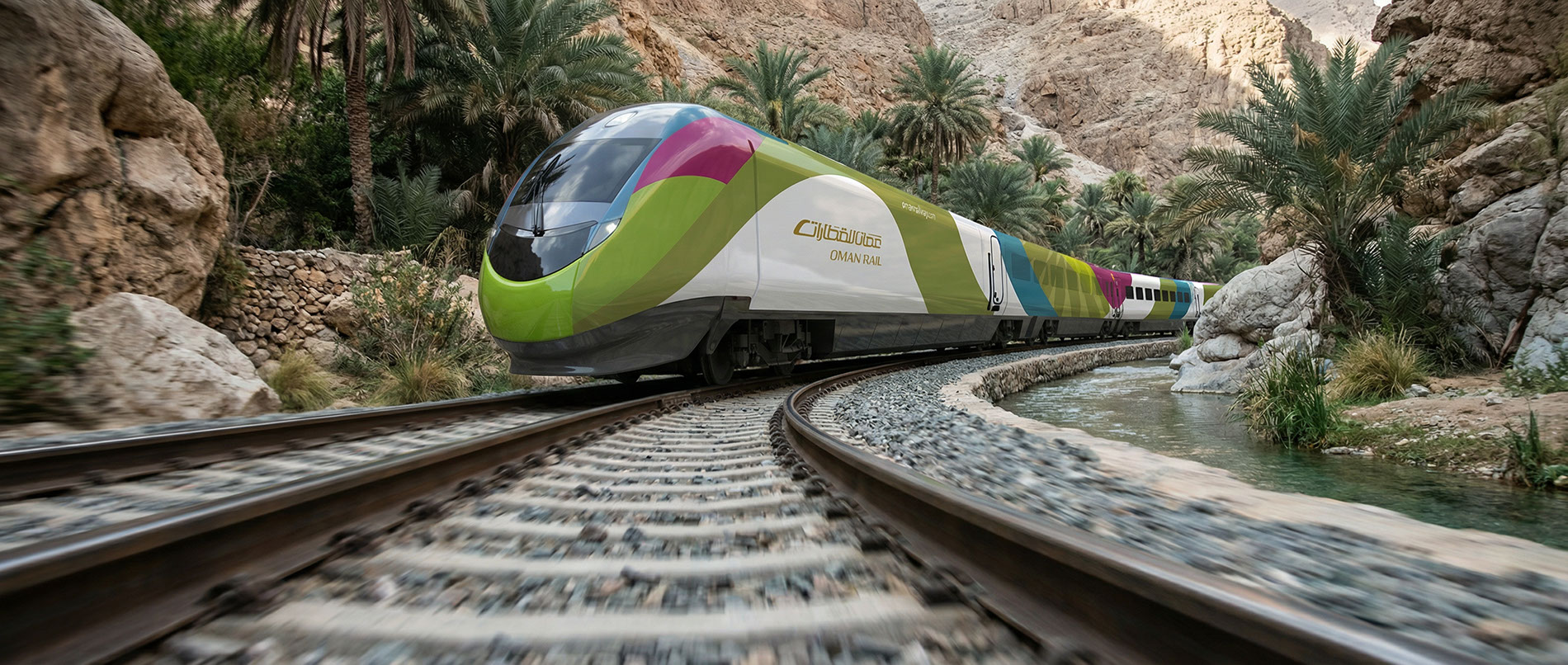 Oman Rail · Branding · Oman - eje