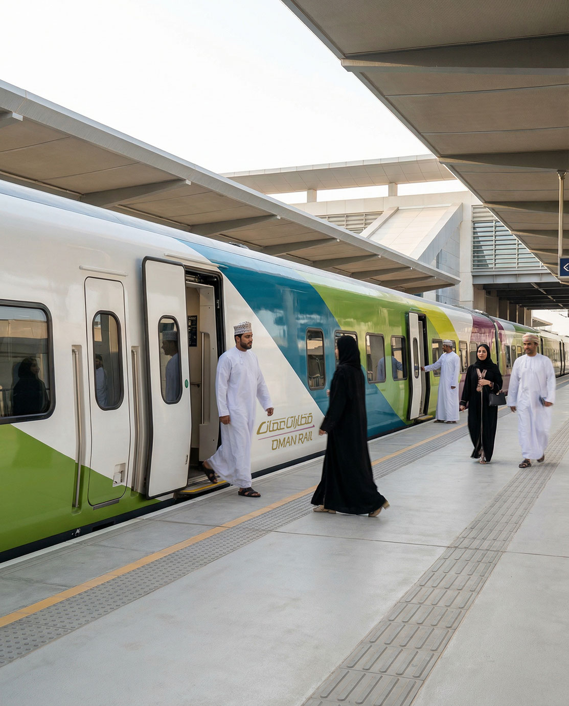 Oman Rail · Branding · Oman - eje