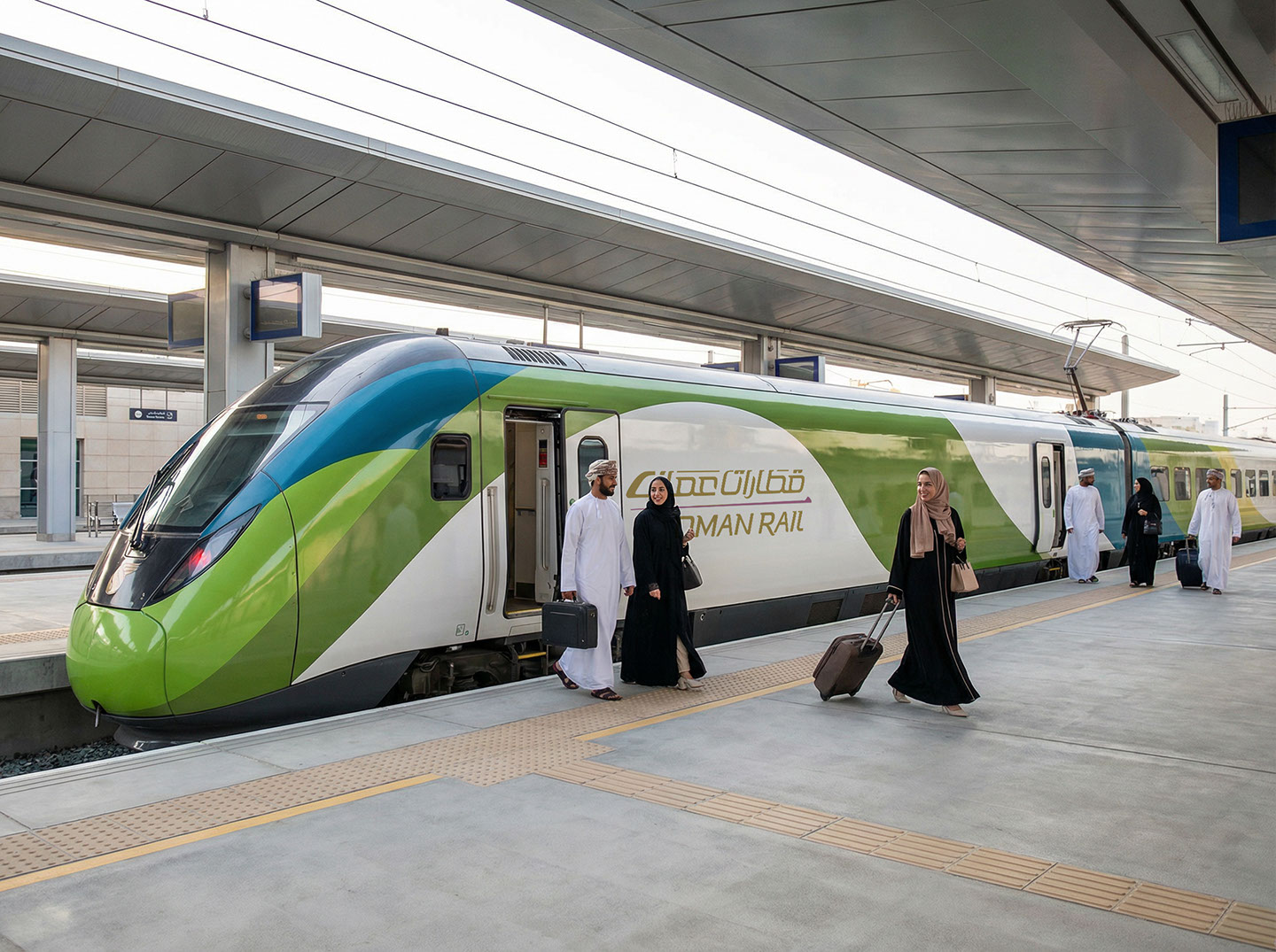 Oman Rail · Branding · Oman - eje