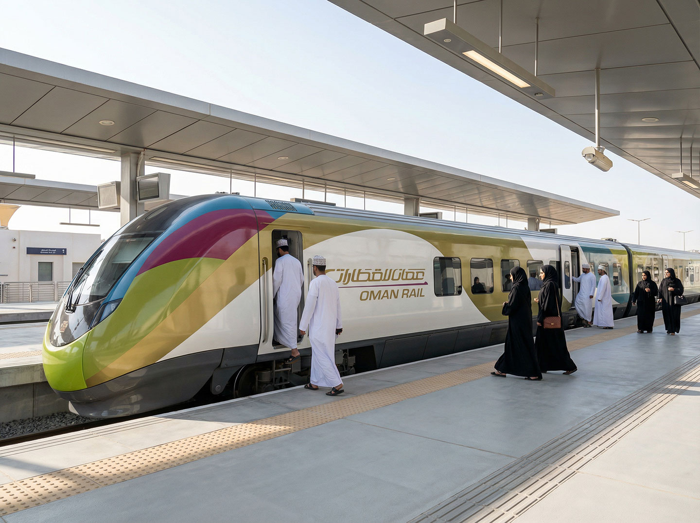 Oman Rail · Branding · Oman - eje